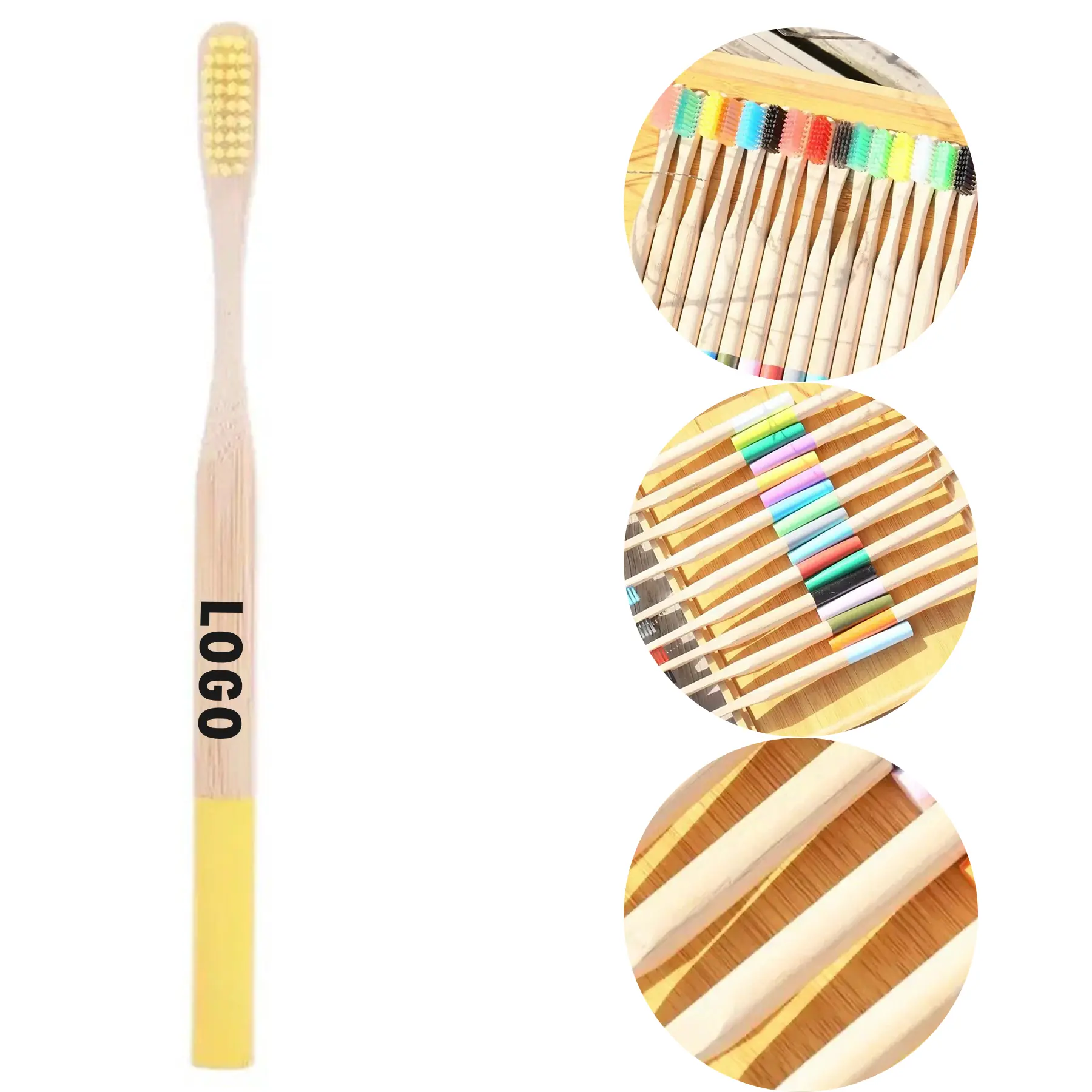 Personalized Bamboo Toothbrush Soft Bristles Eco Friendly Gift 2