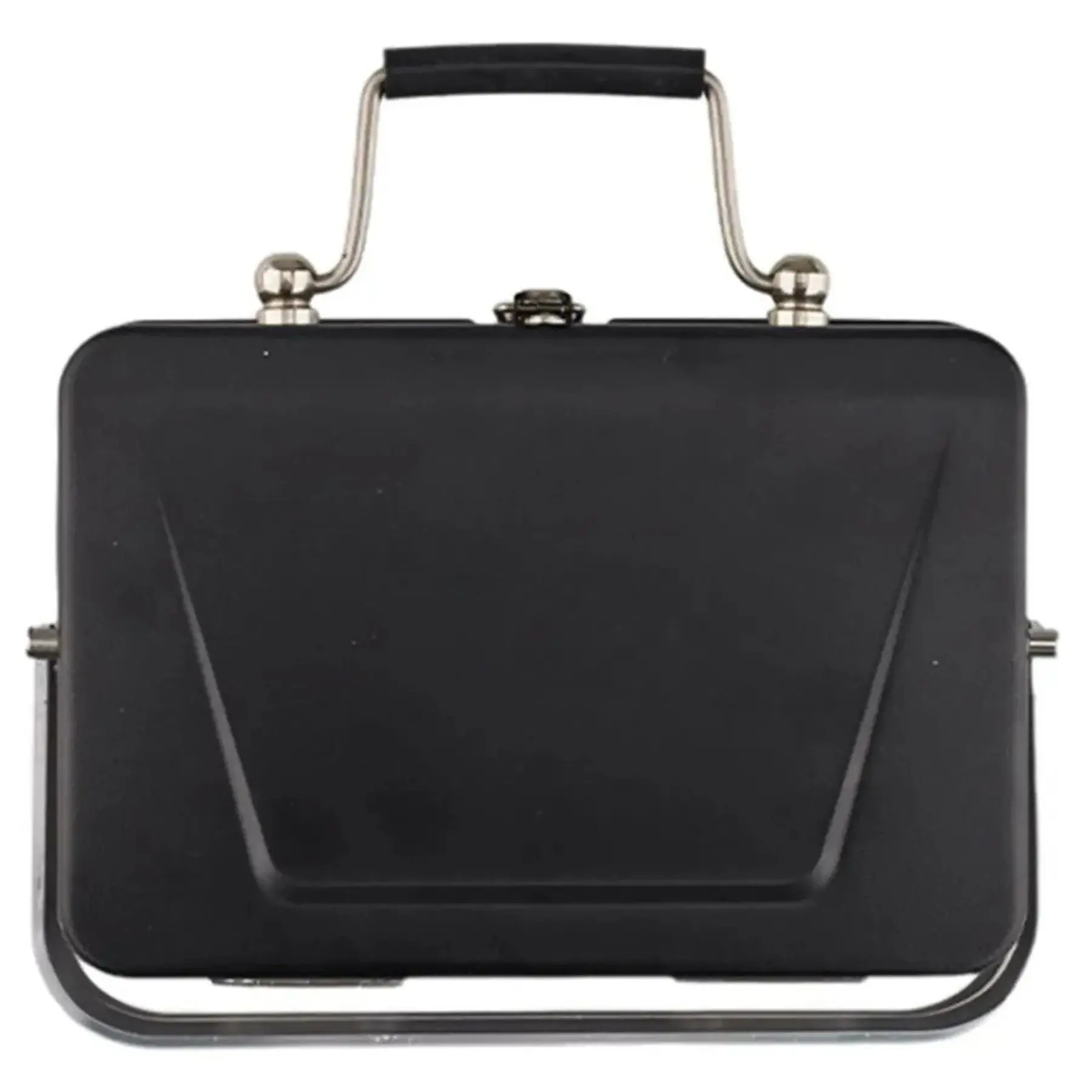 Compact Briefcase Charcoal Grill Foldable Portable Barbecue