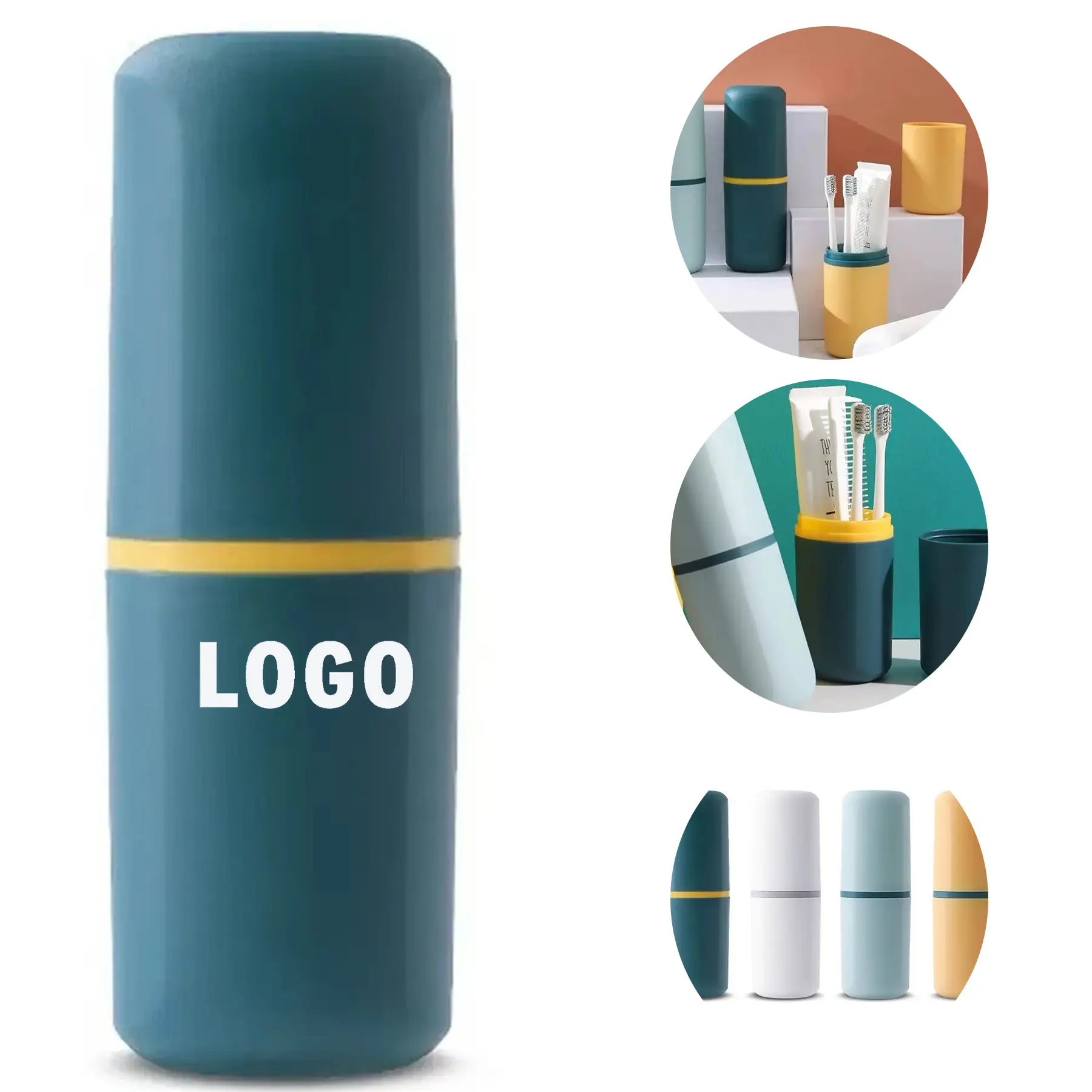 Travel Toothbrush Case Holder Cup Storage Lid 2