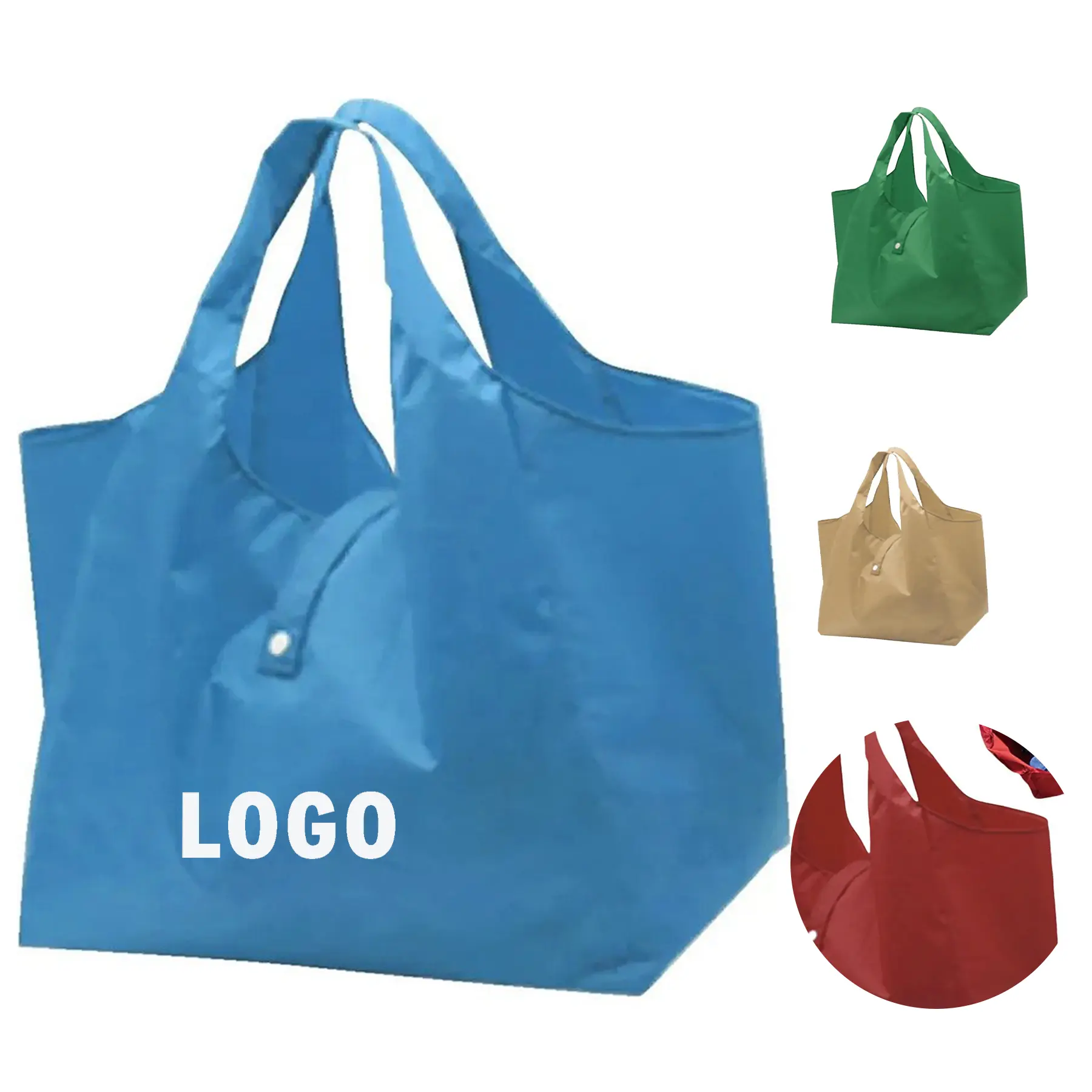 Waterproof Collapsible Shopping Tote Reusable Grocery Beach Carrier 2