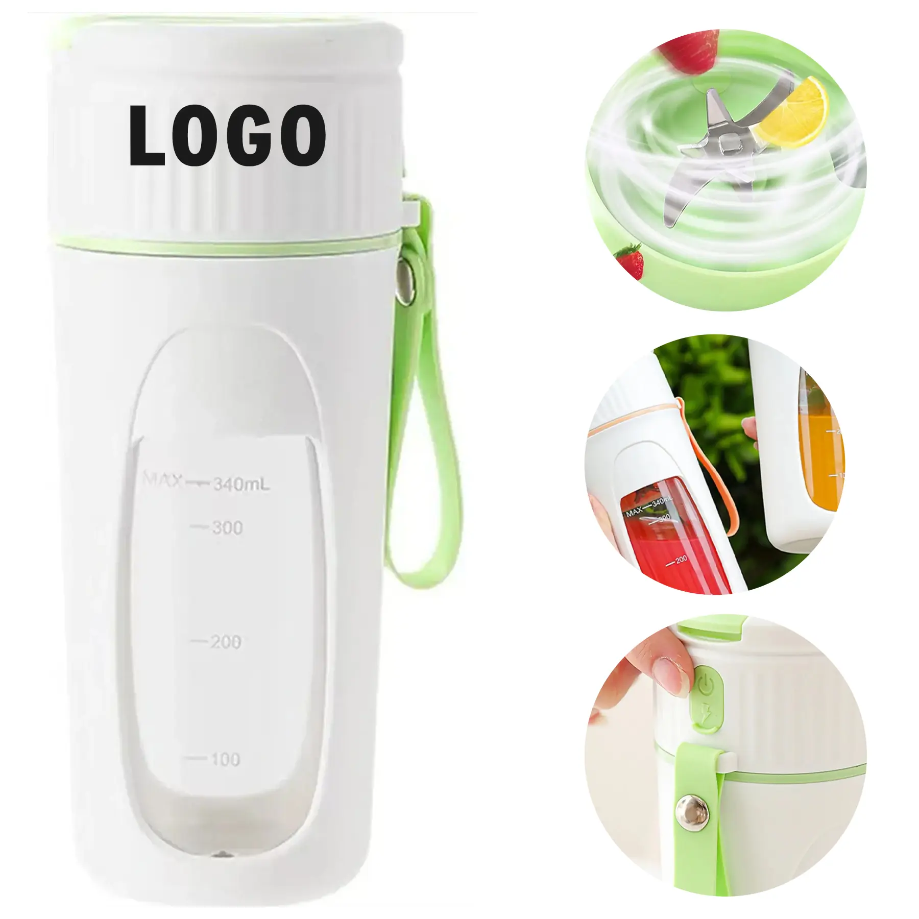 Compact Electric Blender Cup Fruit Juicer Portable Multifunction 2