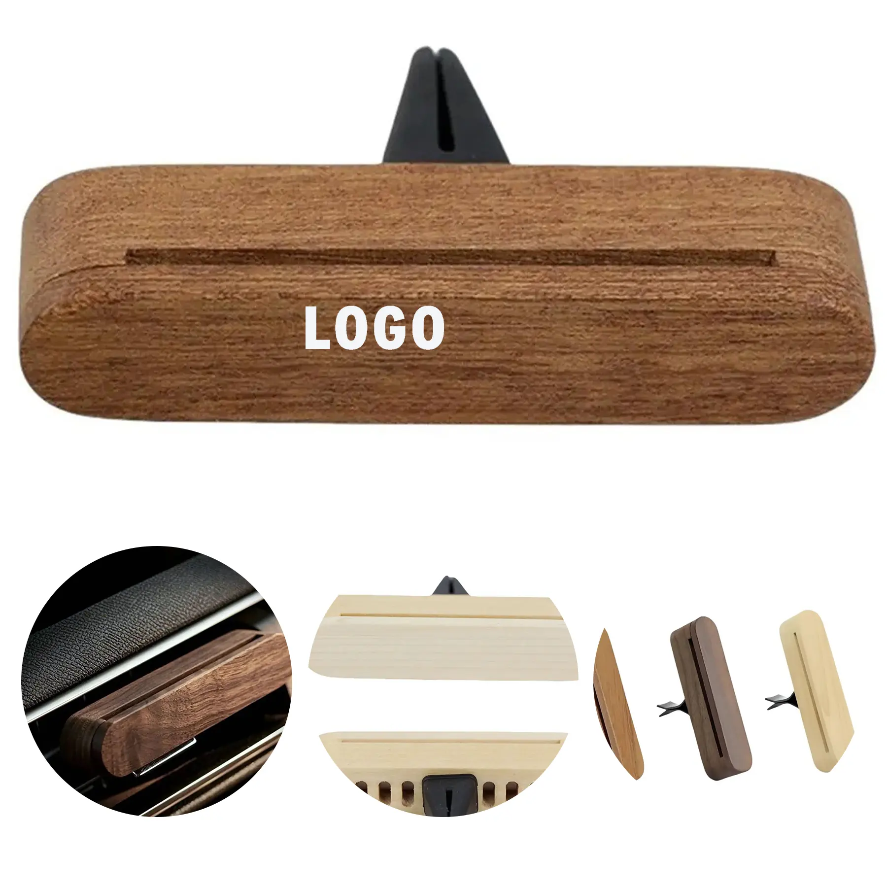 Natural Wood Car Vent Diffuser 2