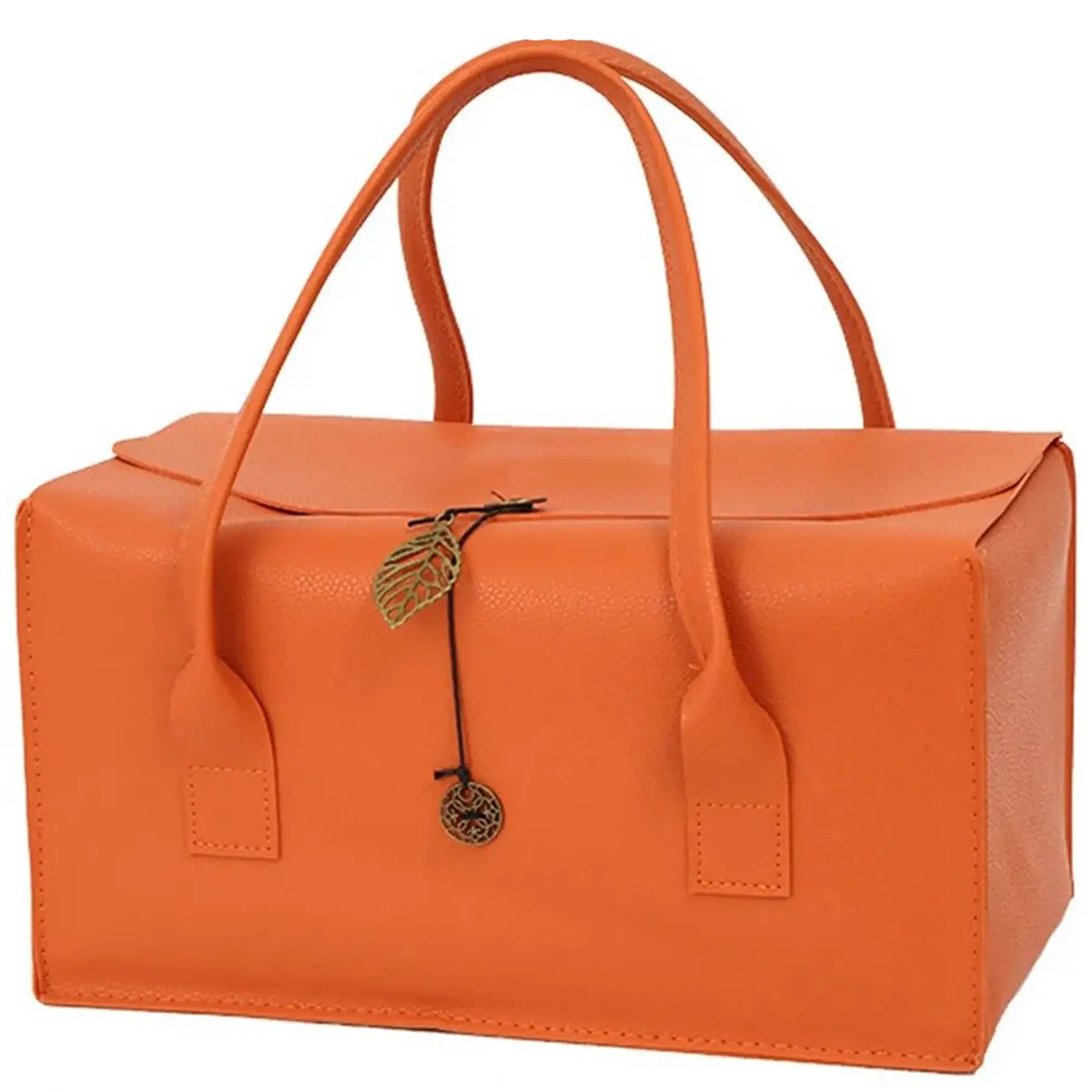 Customizable PU Leather Gift Bag Large Capacity Stock Ready