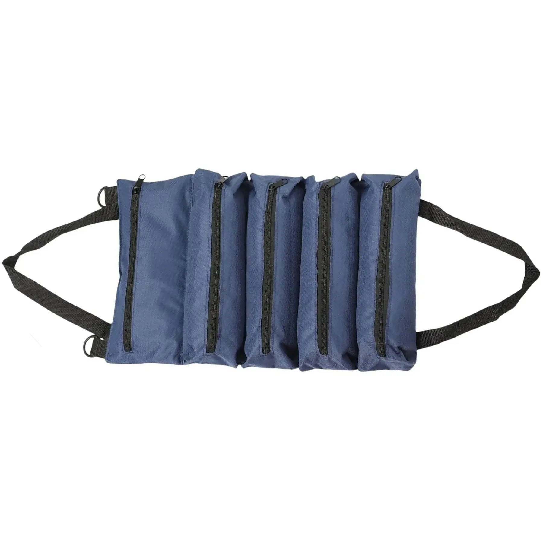 Multi Purpose Canvas Tool Roll Zippered Wrench Pouch