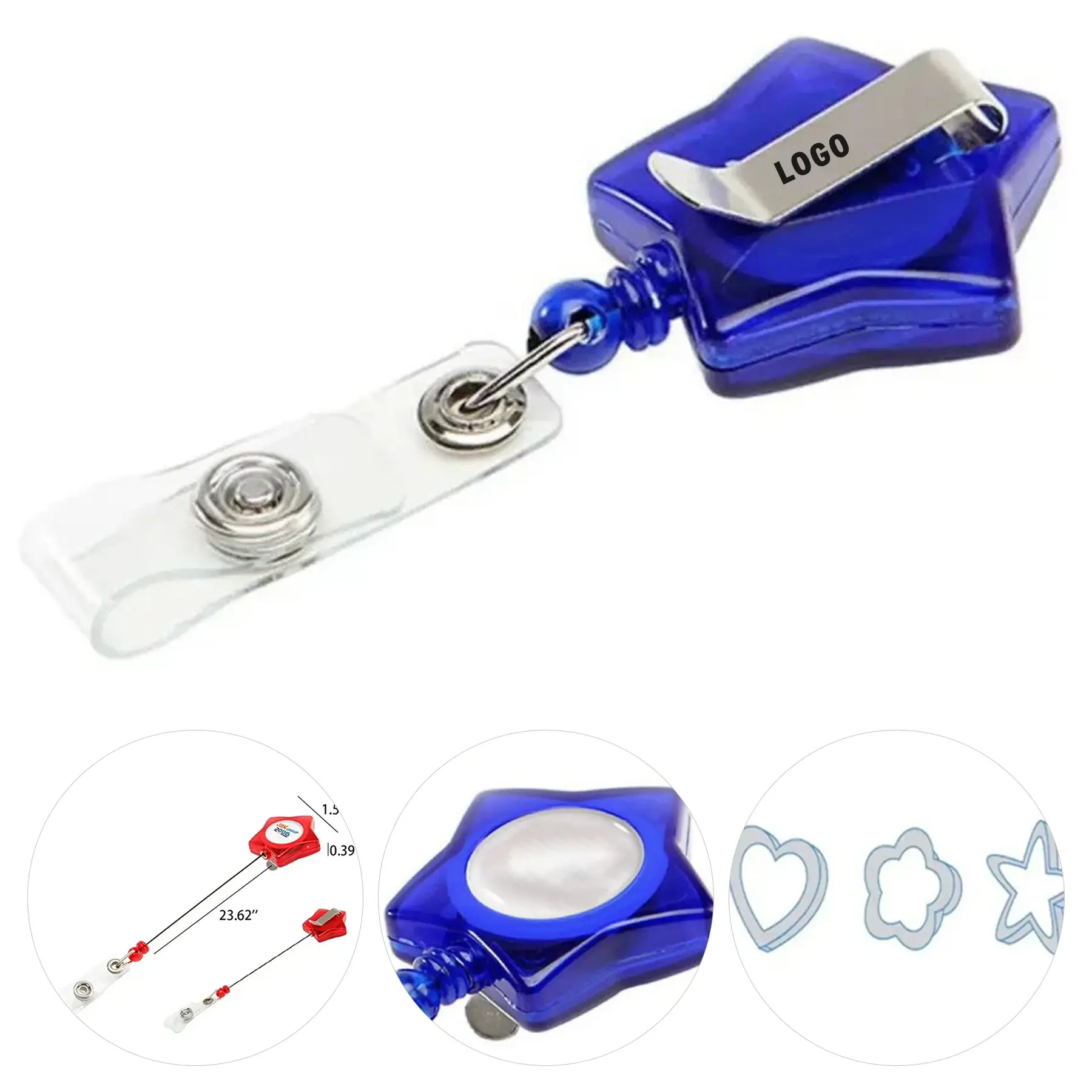 Custom Logo ID Badge Holder Conference Trade Show 2