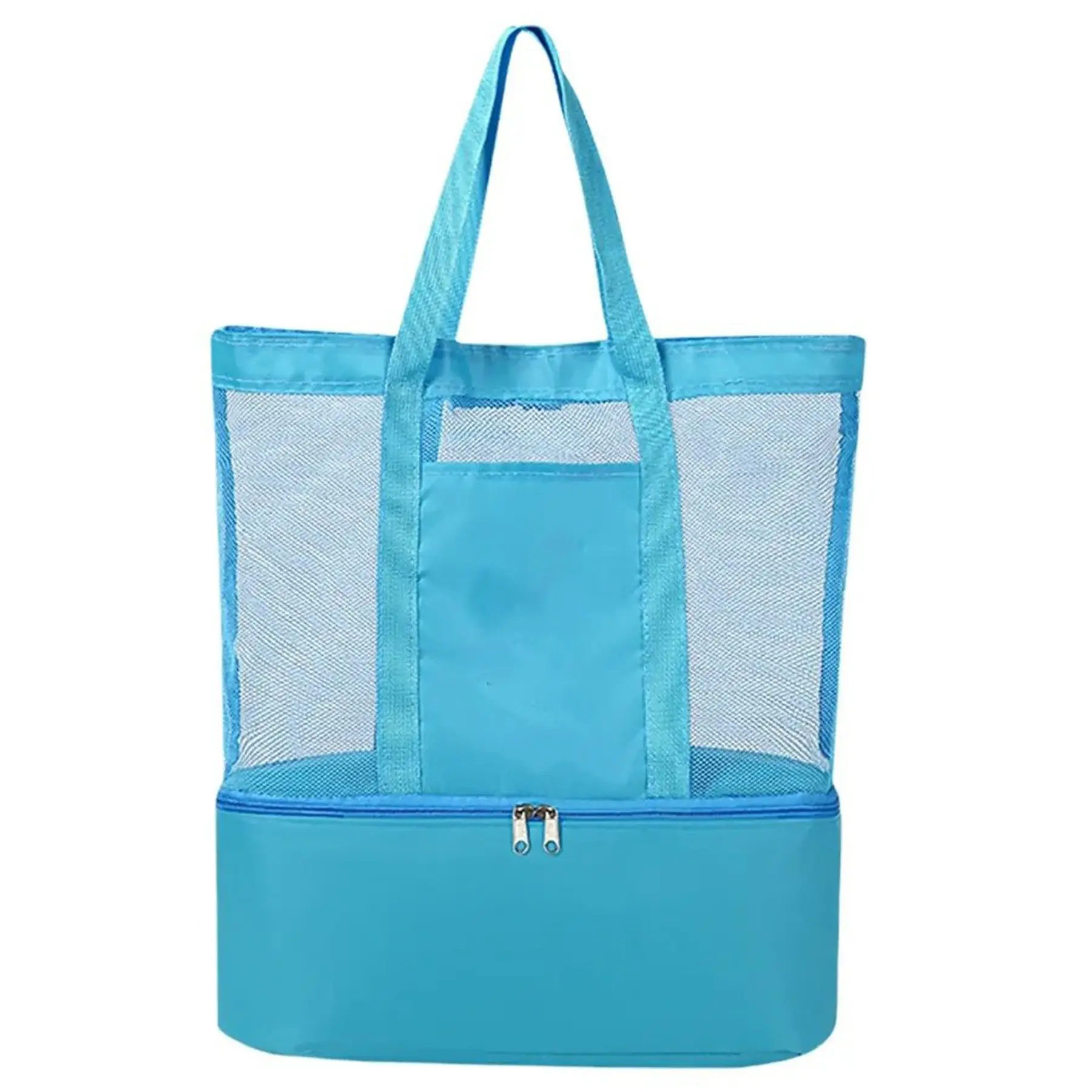 Spacious Mesh Beach Tote Wet Dry Compartments