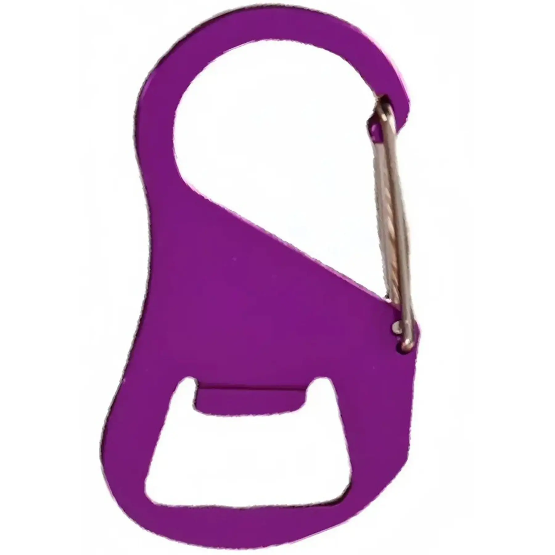 Personalized Aluminum Bottle Opener Carabiner Clip Outdoor Hiking Camping