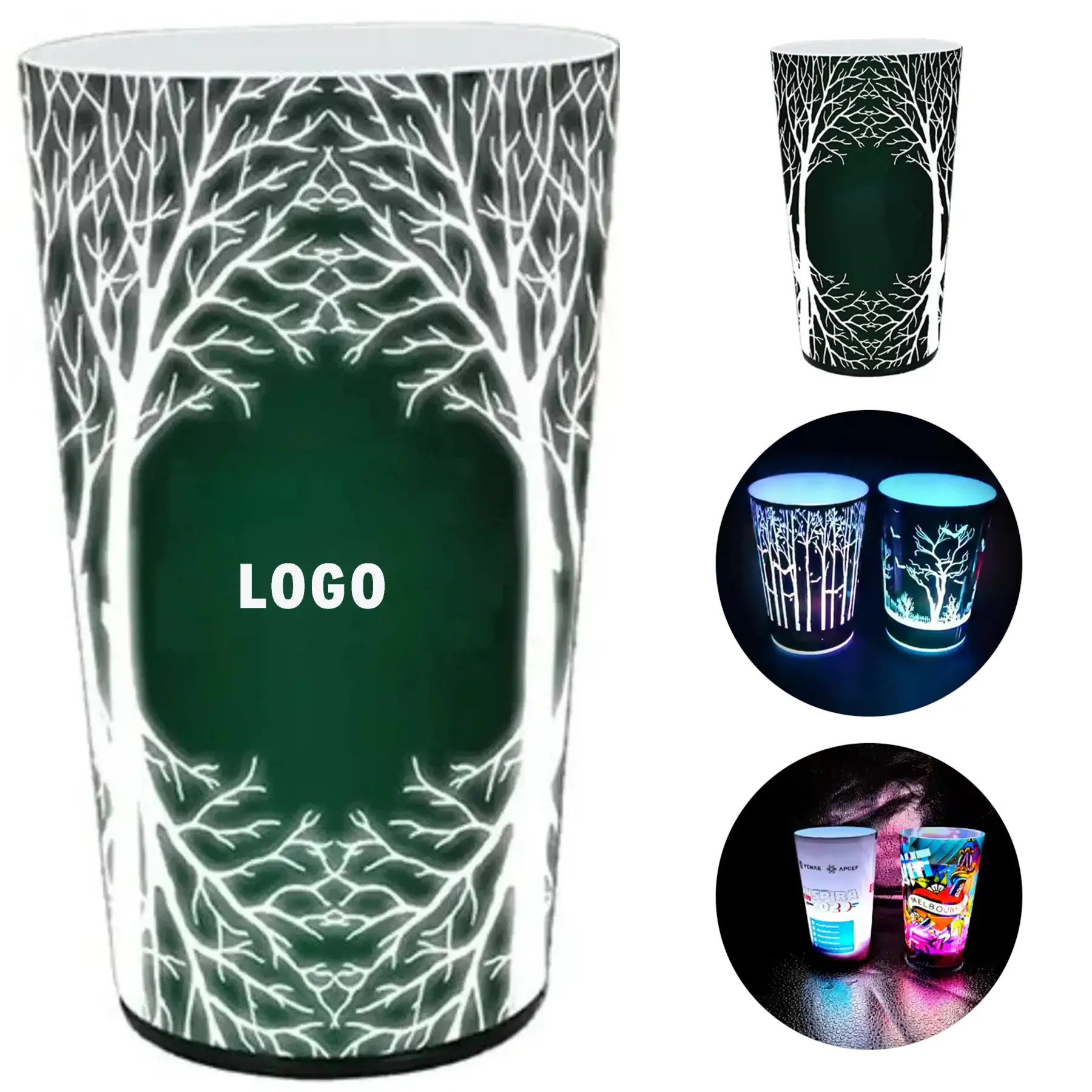 Colorful LED Glow Cup Party Tumbler 2