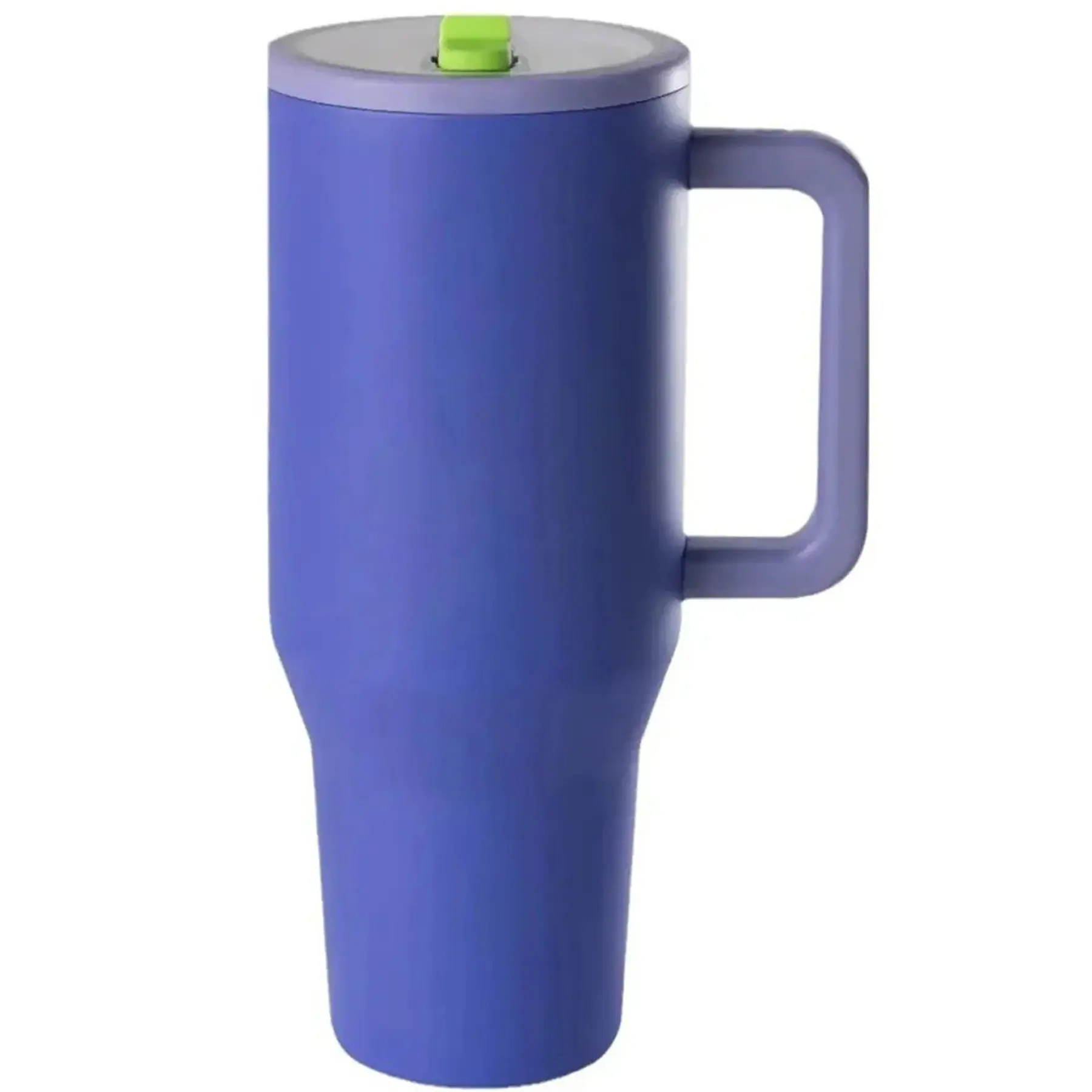 40oz Double Wall Insulated Car Cup Leakproof Foldable Straw Lid