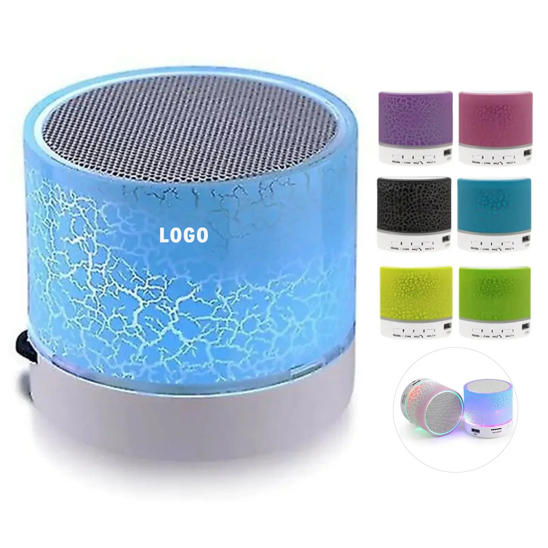 Compact Wireless Speaker Mini Size Powerful Sound Custom Logo 2