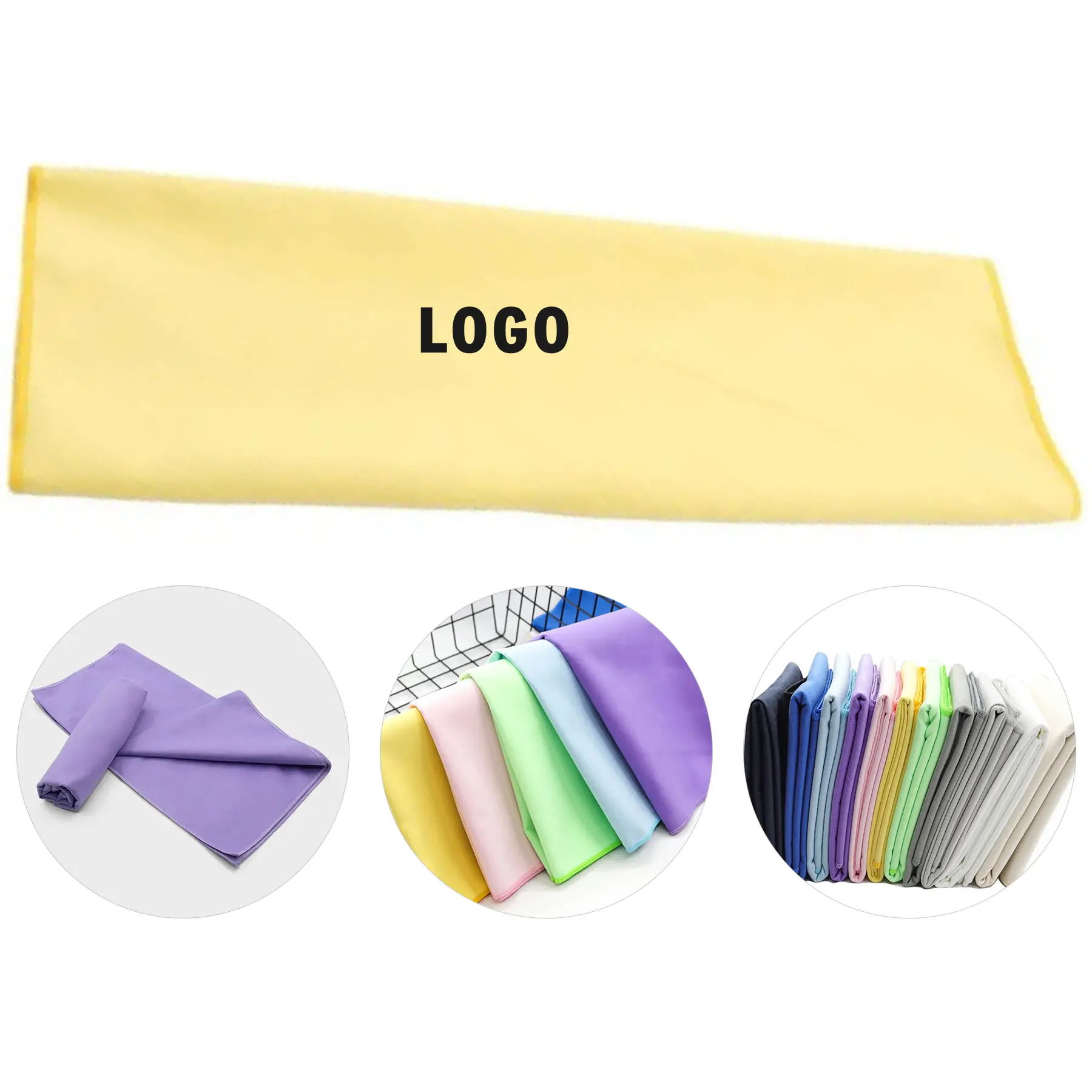 Ultra Soft Microfiber Travel Towel Quick Dry Sports Beach 2