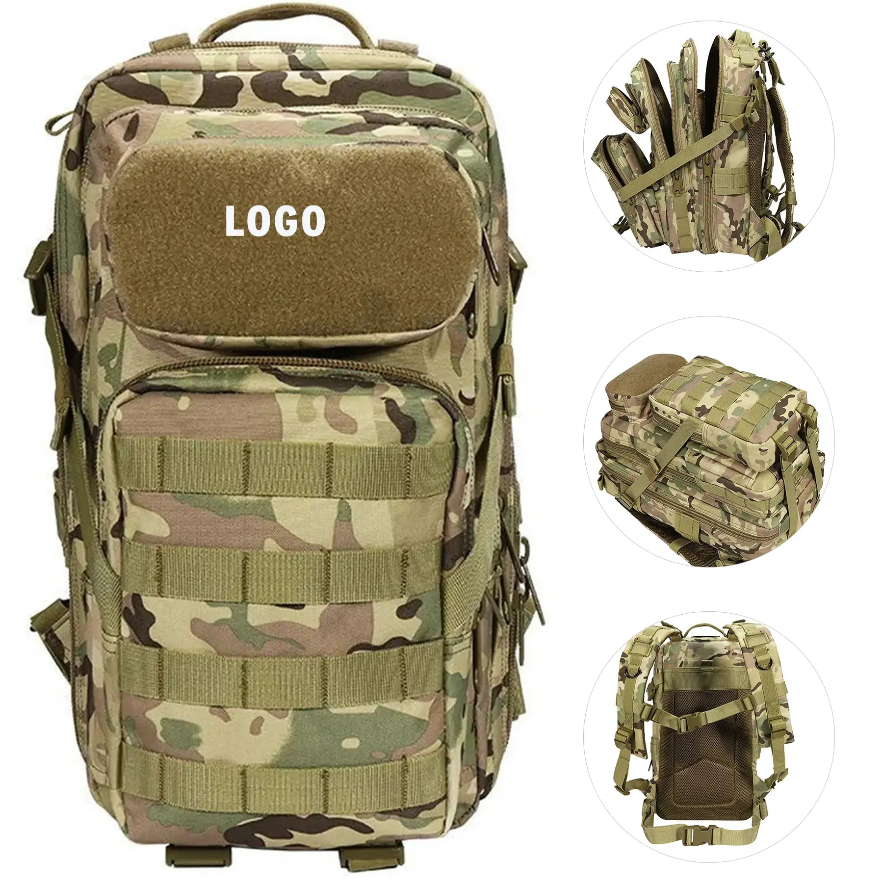 Rugged Tactical Survival Backpack Waterproof Heavy Duty Military Gear 2