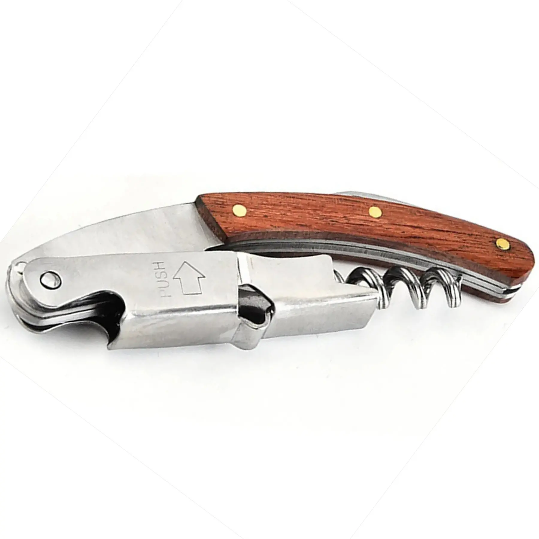 Sommelier Wine Key Opener Leather Pouch Set