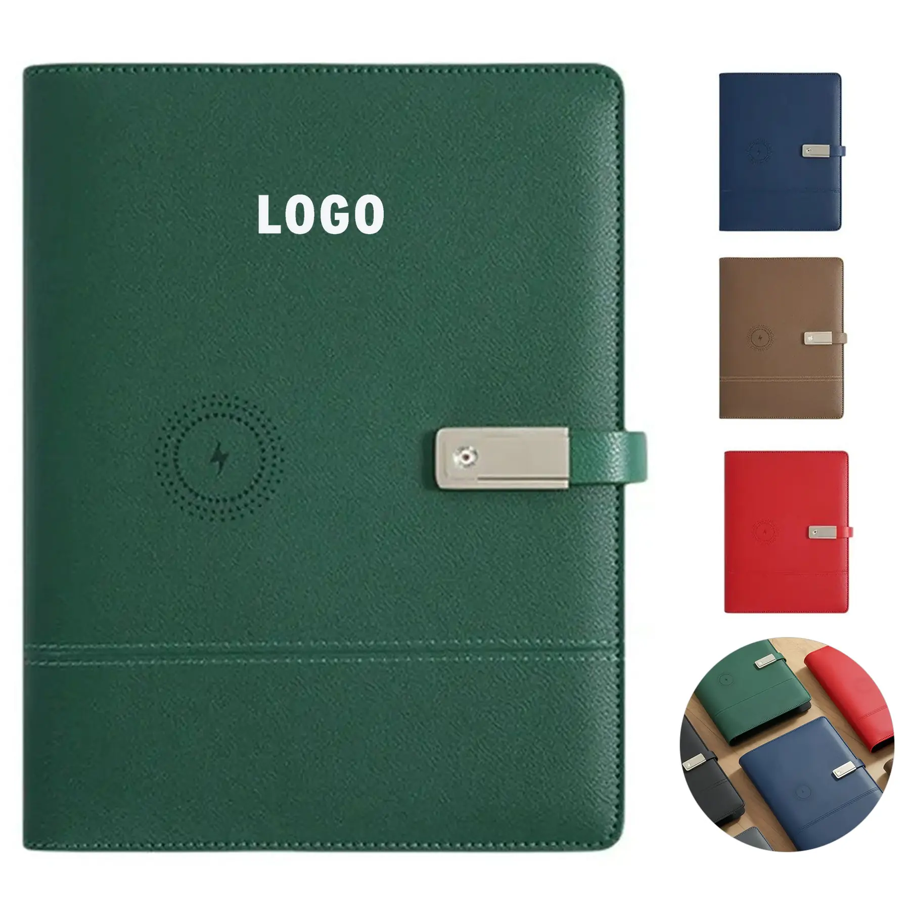 8000mAh Multi Function Wireless Charging Notebook Power Bank 2