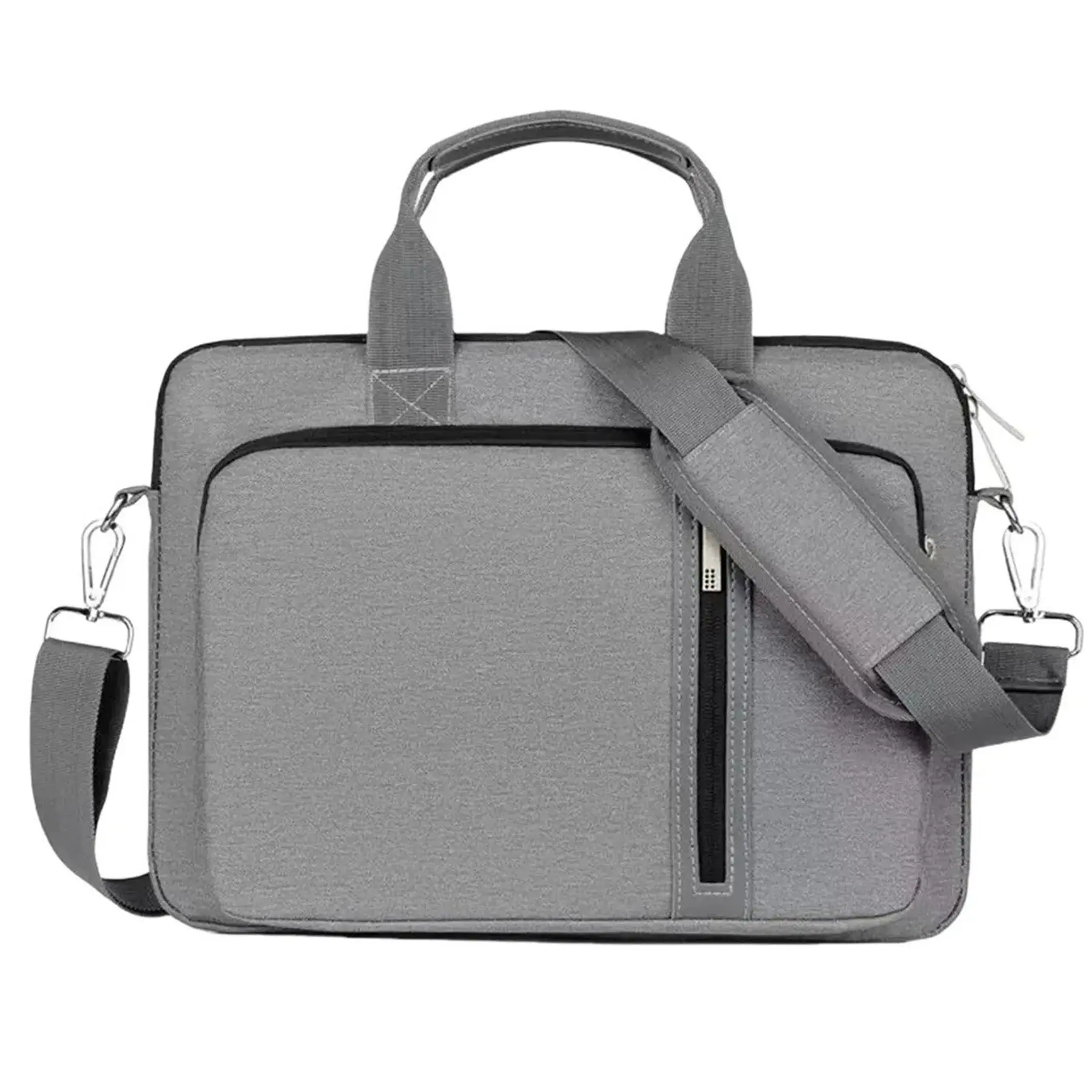 Shockproof Double Layer Laptop Messenger Bag Shoulder Strap