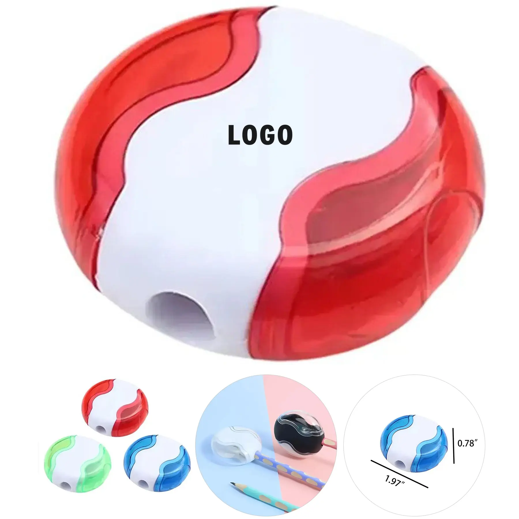 Pencil Sharpener Eraser Duo Twist Cover 2