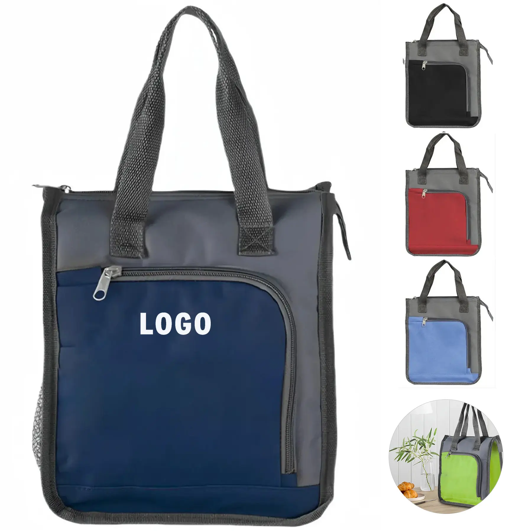 Small Insulated Lunch Tote Bag Women Thermal Cooler Pouch 2