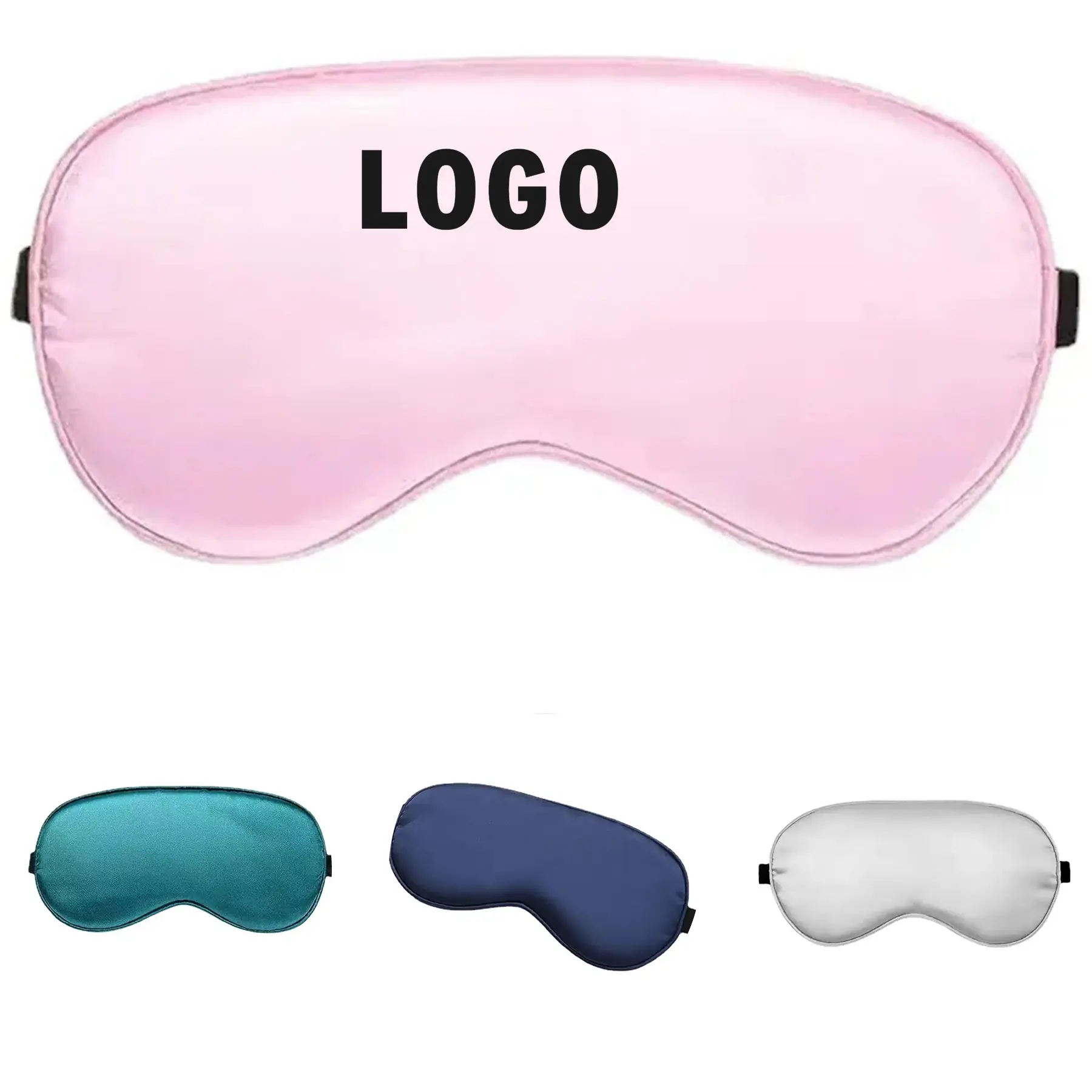 Premium Satin Sleep Mask, Silk Padding, Travel Essential 2