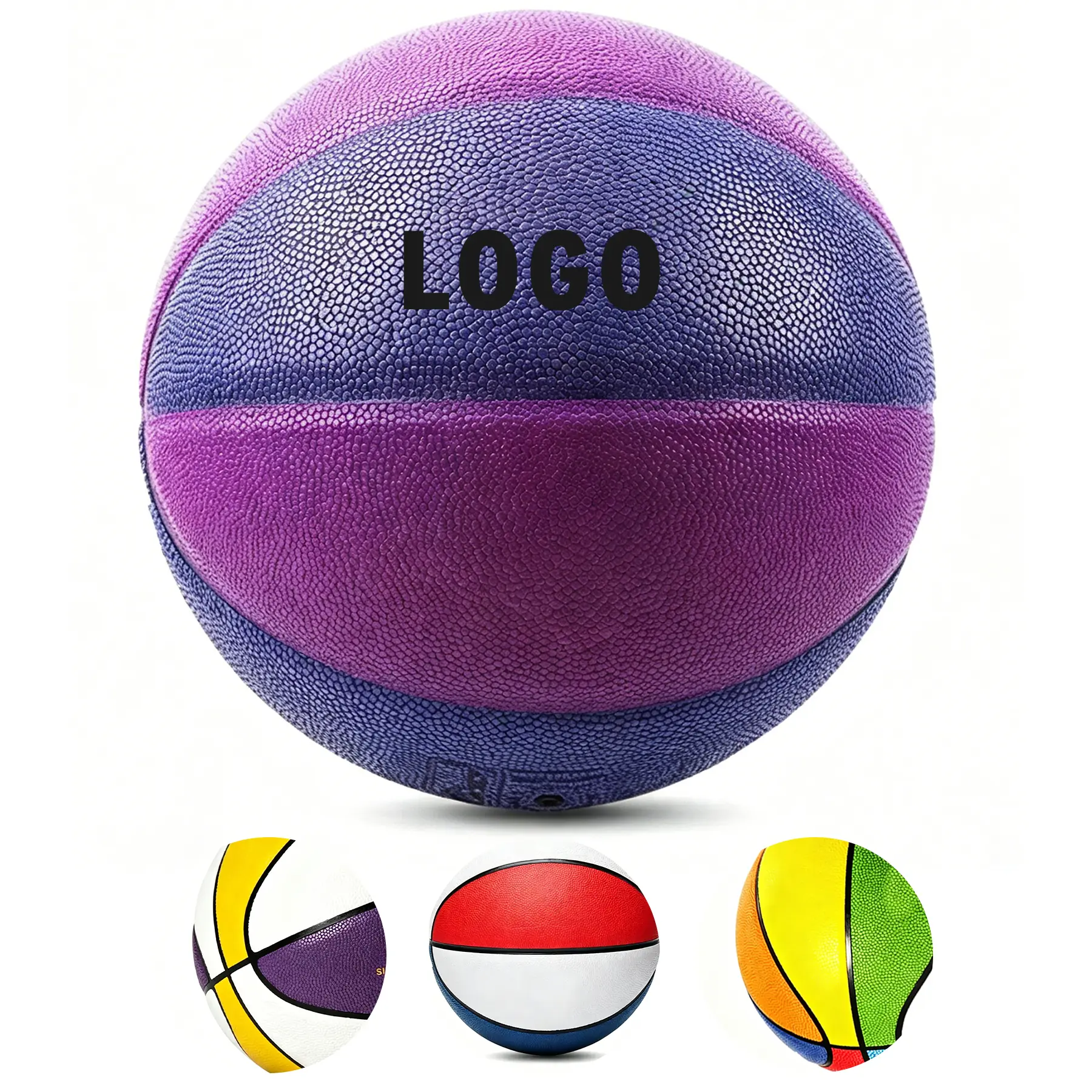 Moisture Wicking PU Leather Basketball Superior Grip 2