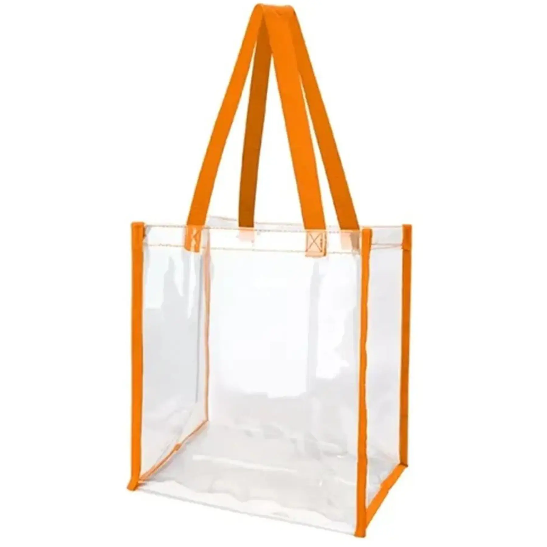Colorful Handles Clear PVC Event Tote Bag