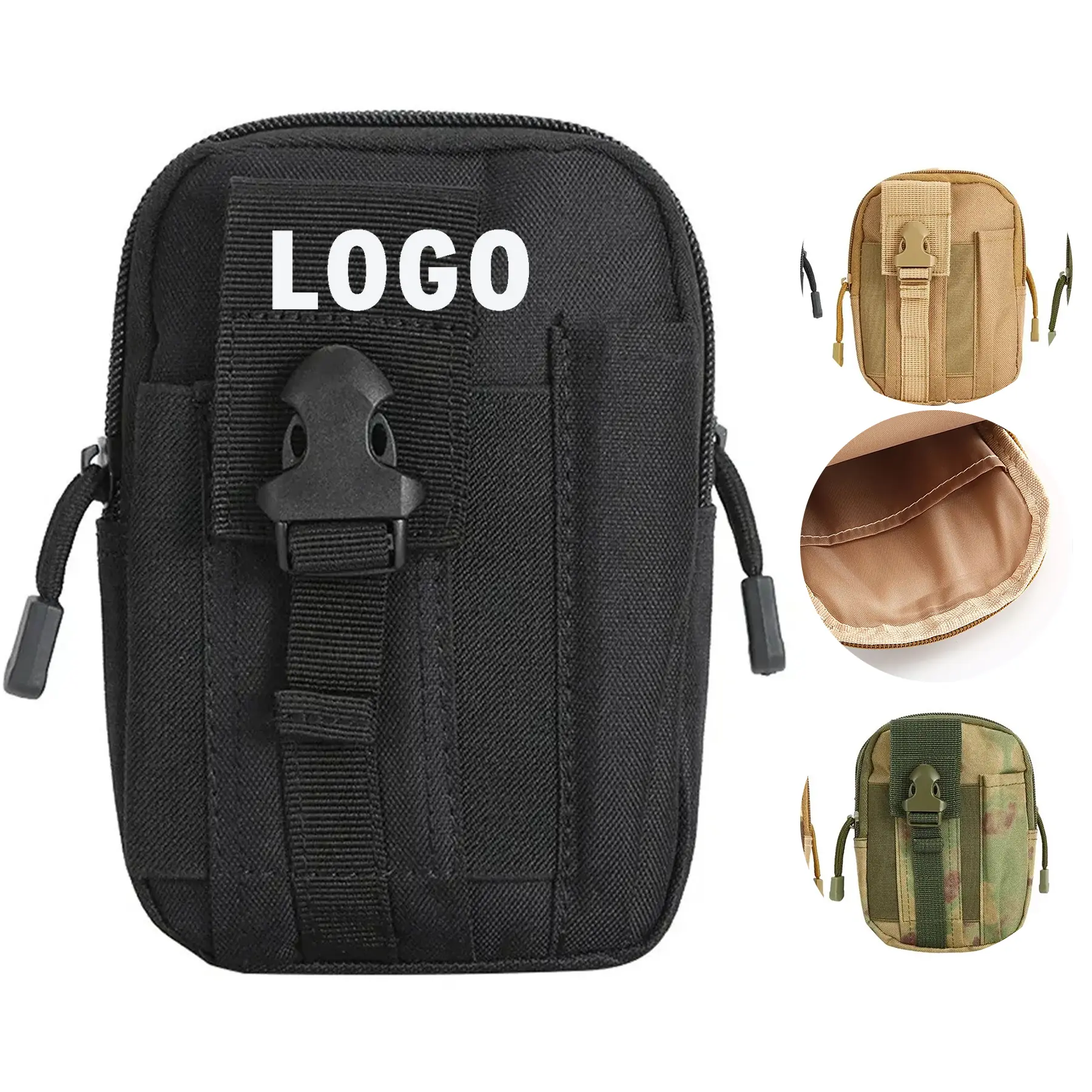 Multi-Purpose Molle Waist Pack EDC Organizer with Adjustable Strap 2