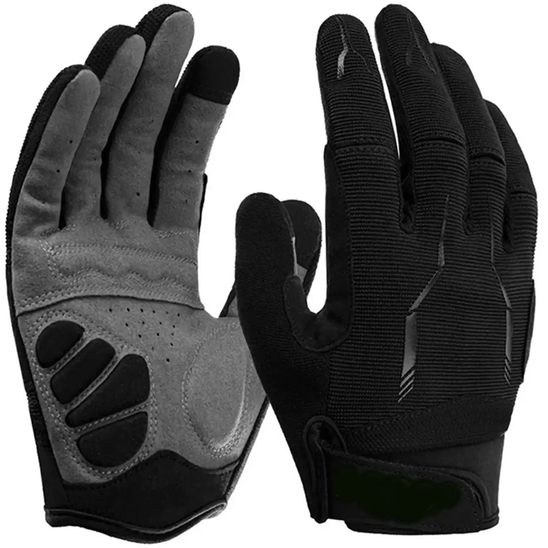 Cycle Gloves Touch Screen Breathable Padded Comfort Grip Outdoor Microfiber