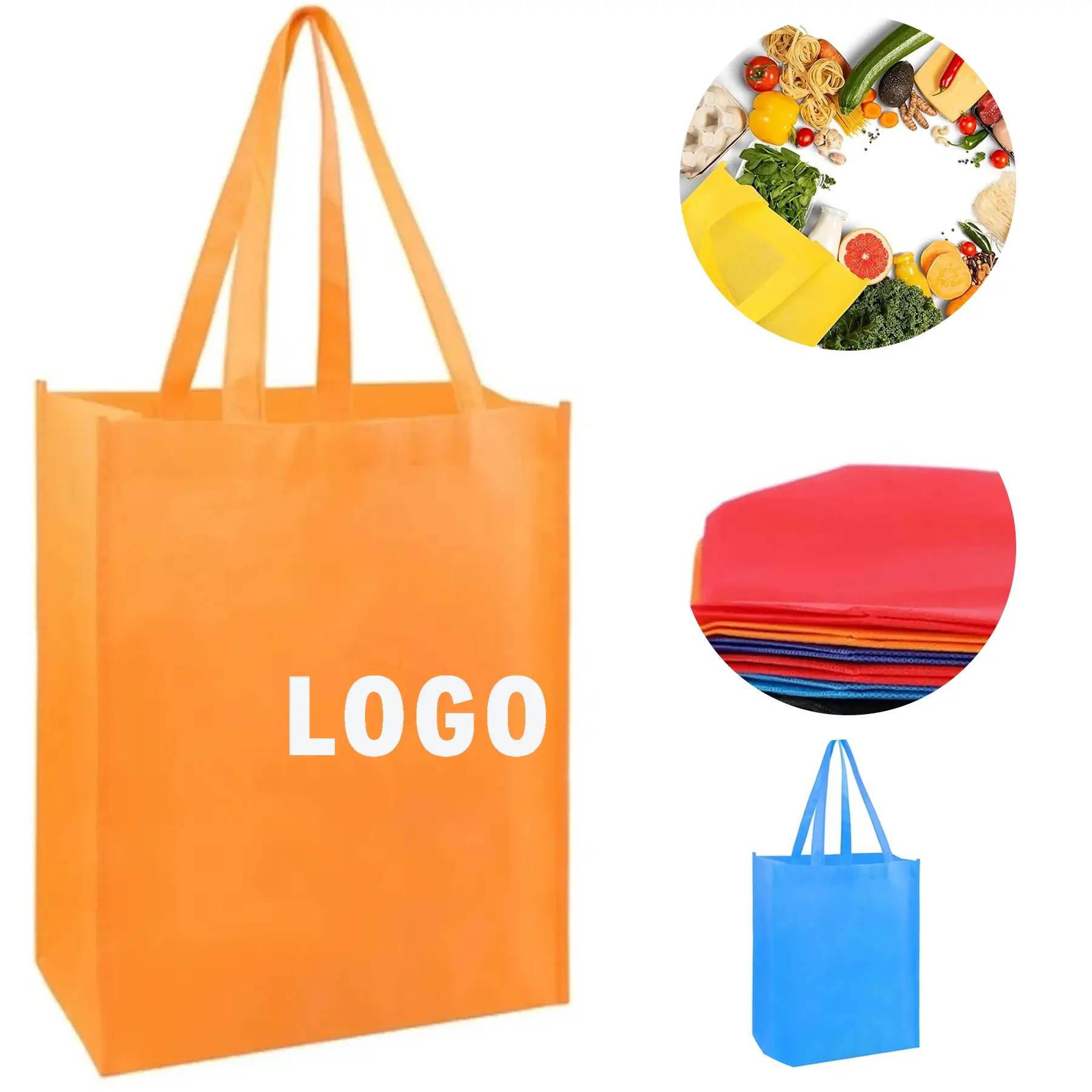 Customizable Large Capacity Eco Friendly Reusable Tote 2