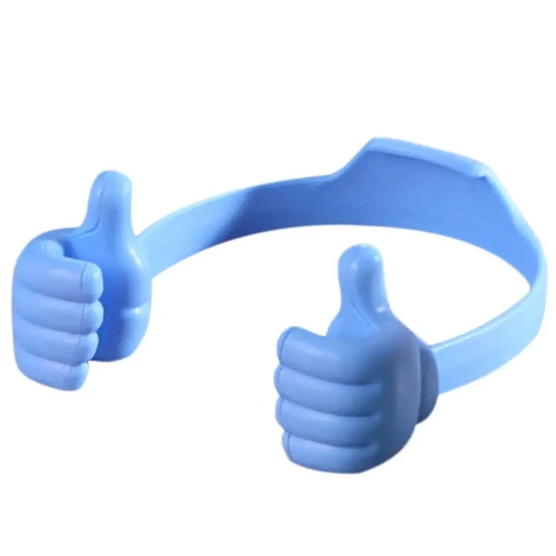 Flexible Two Thumb Grip Mobile Device Holder