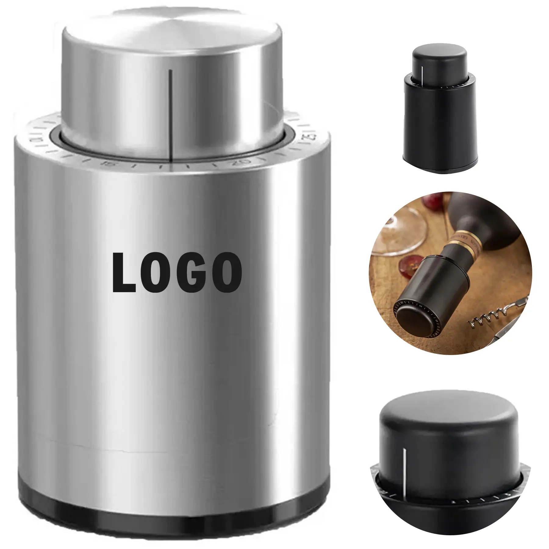 Digital Date Wine Preserver Stopper 2