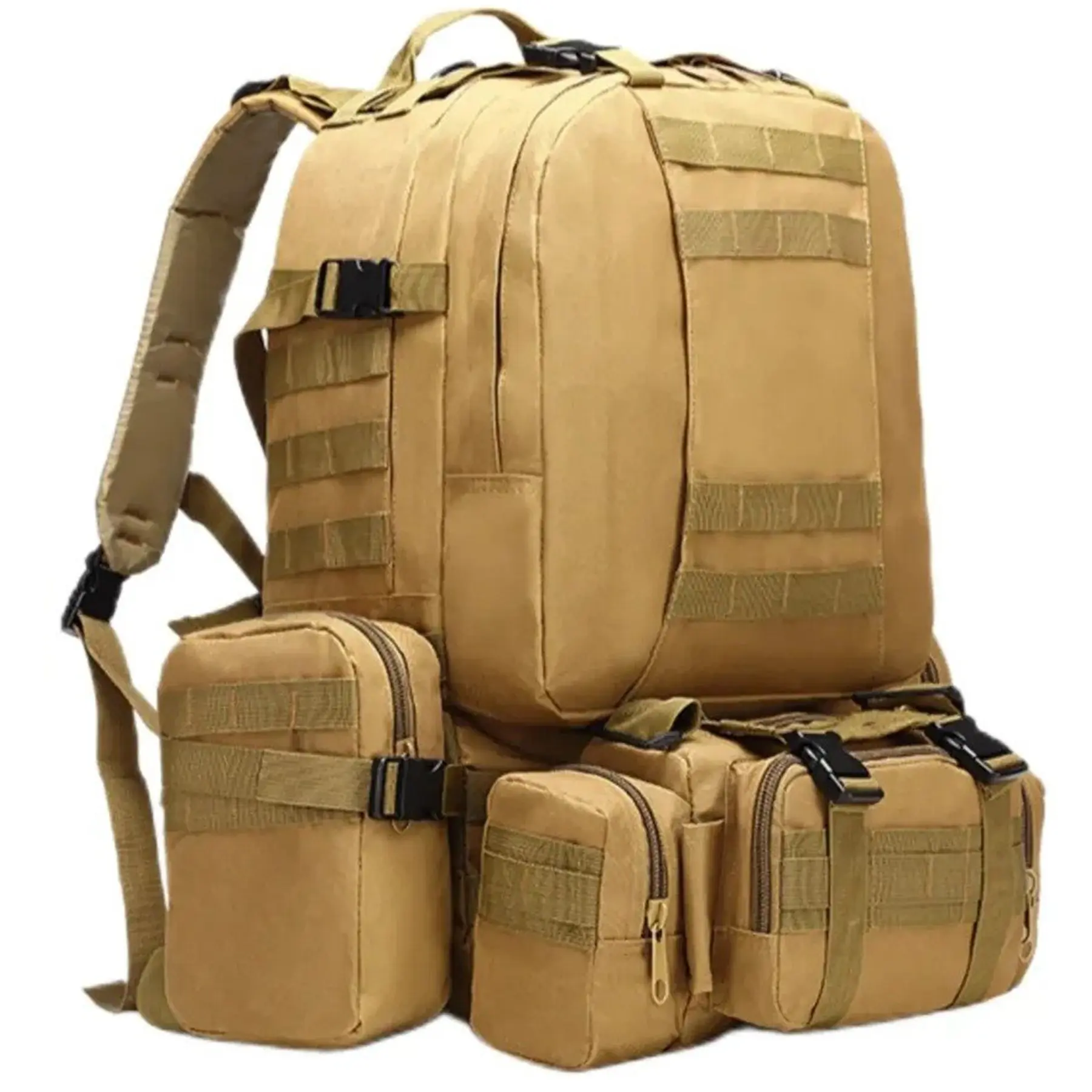 Tactical Outdoor Backpack with MOLLE System for Hiking Camping