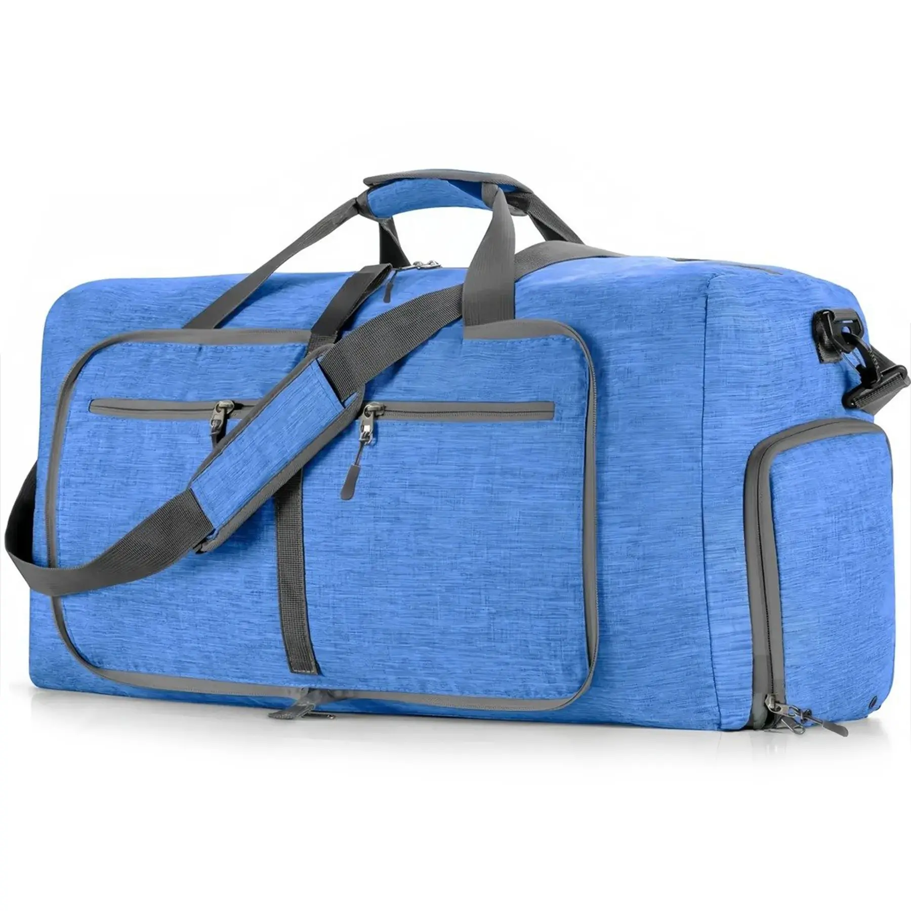 Convertible Foldable Travel Duffel Bag Shoe Compartment