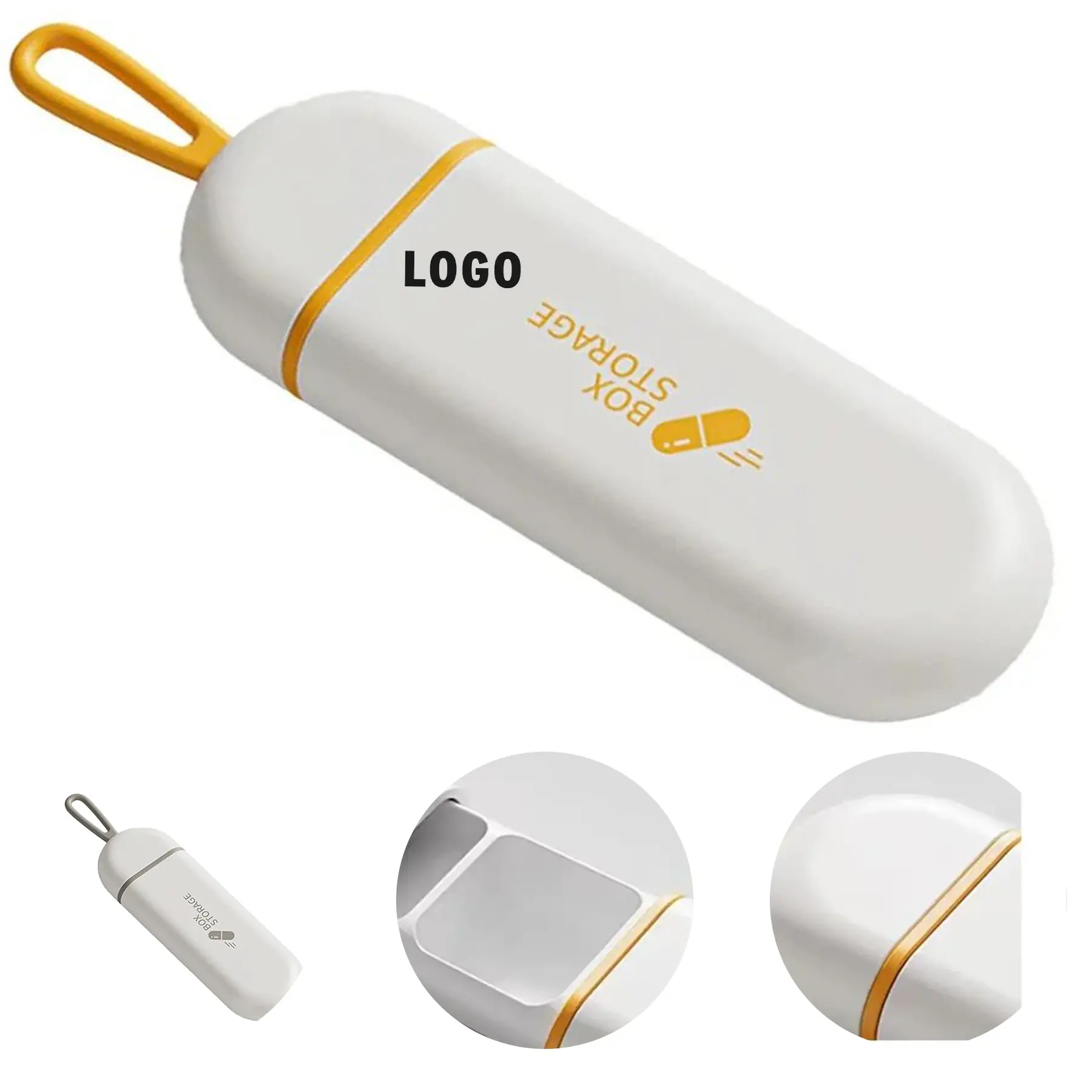 7 Day Pill Dispenser Box Organizer Multiple Compartments 2