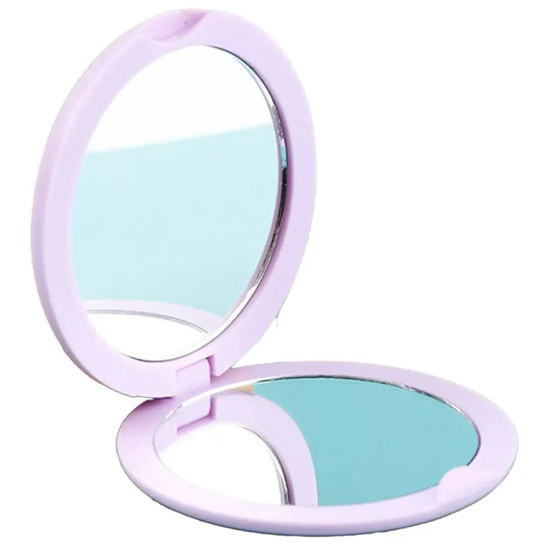 Travel Friendly High Definition Round Face Mirror for On the Go Touch Ups