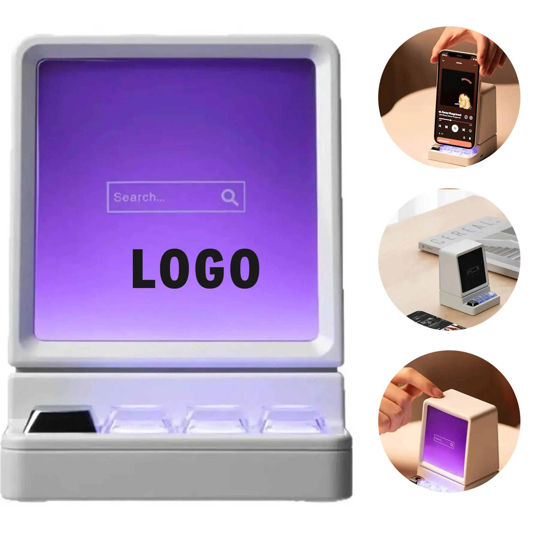Retro Computer Bluetooth Speaker LED Display 2