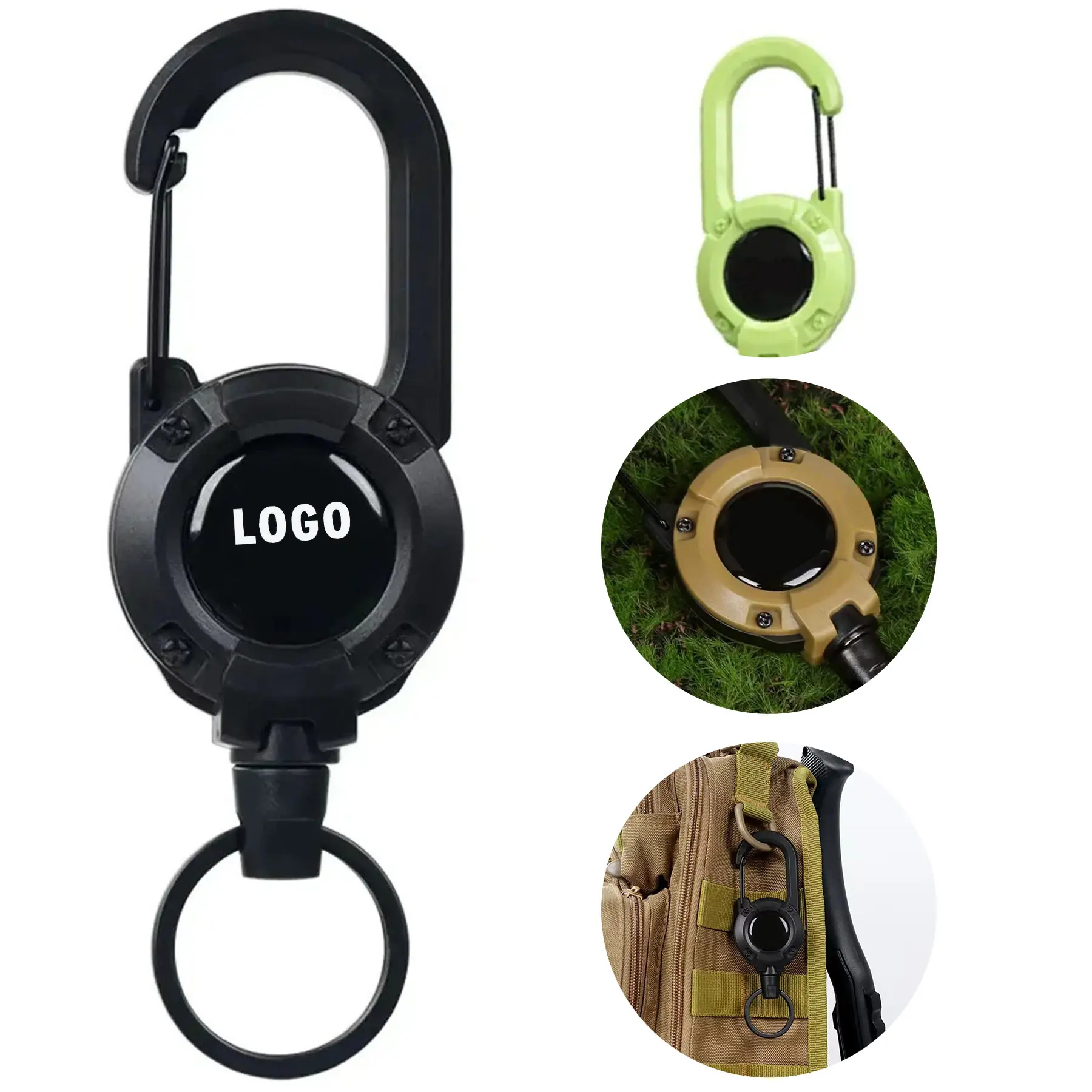 Retractable Steel Key Ring Durable Outdoor Multi-Tool 2