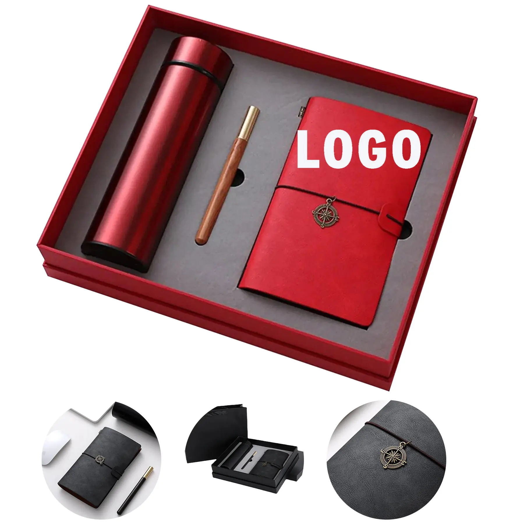 Premium Corporate Gift Bundle Smart Bottle Notebook Pen 2