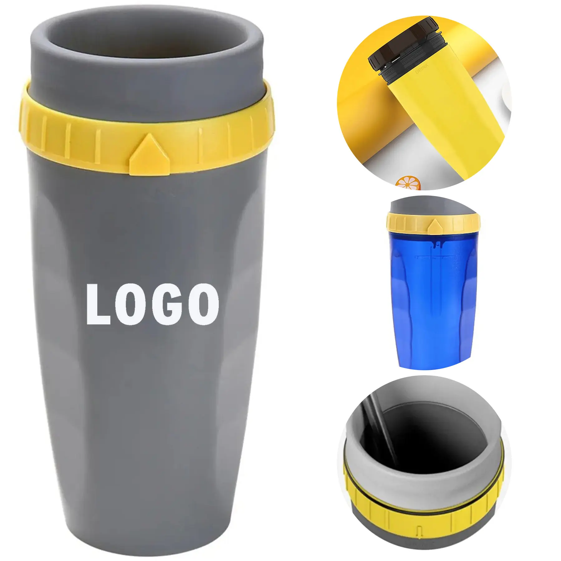 Twist Shutter Mechanism Portable Tumbler 11oz Leak Proof Cup 2