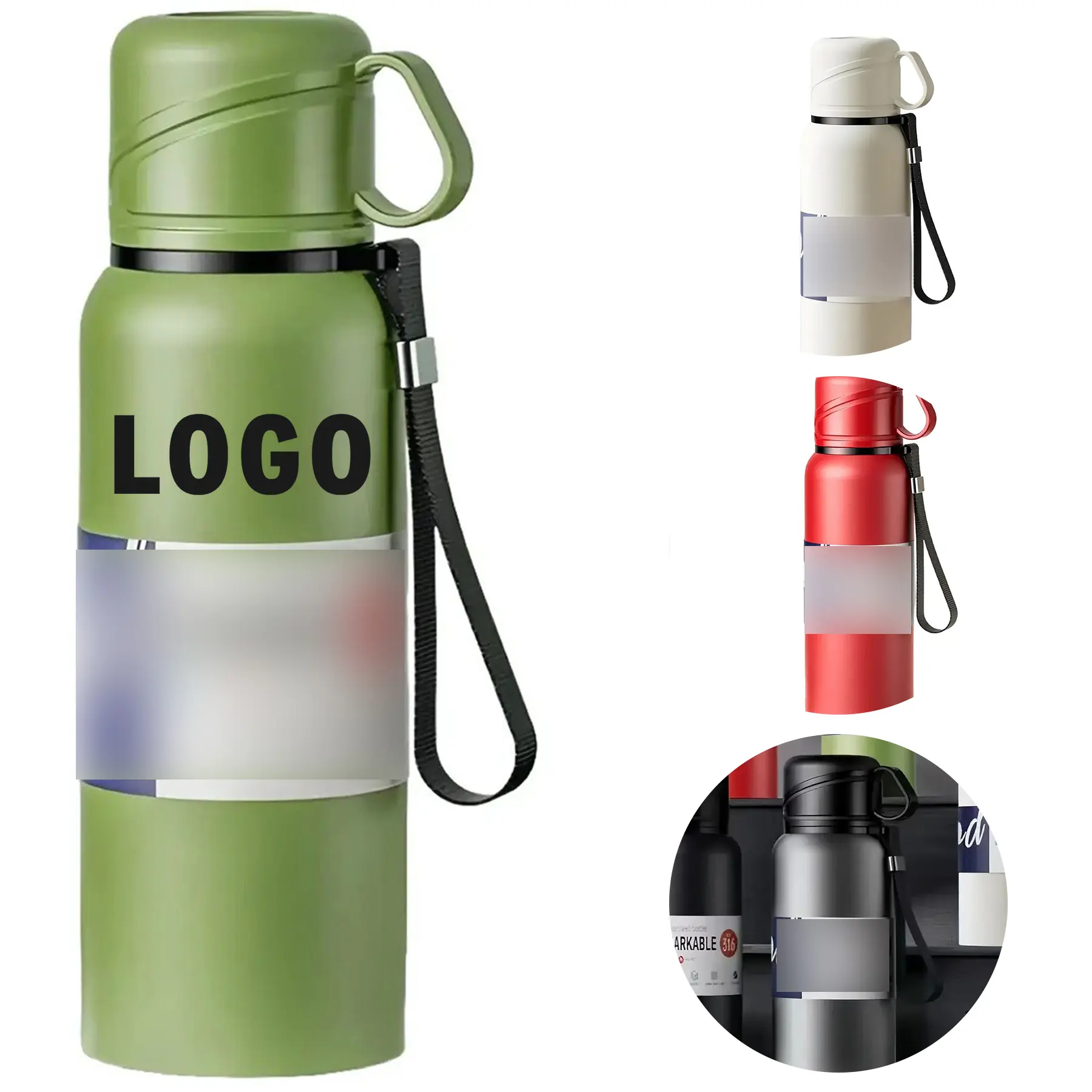27oz Double Wall Vacuum Insulated Stainless Steel Water Bottle 2