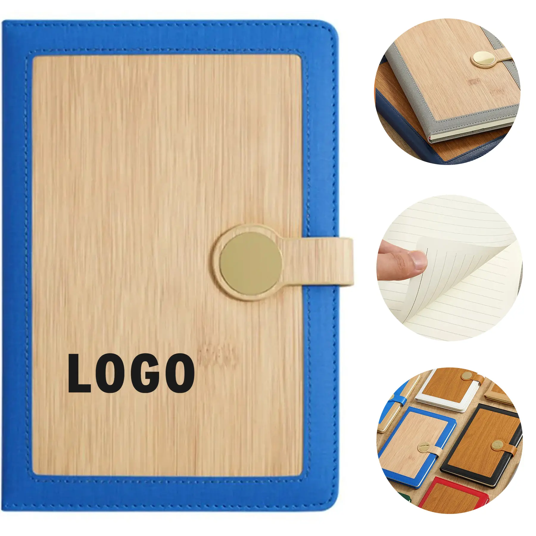 Custom A5 PU Leather Notebook Journal Cover Office Diary 2