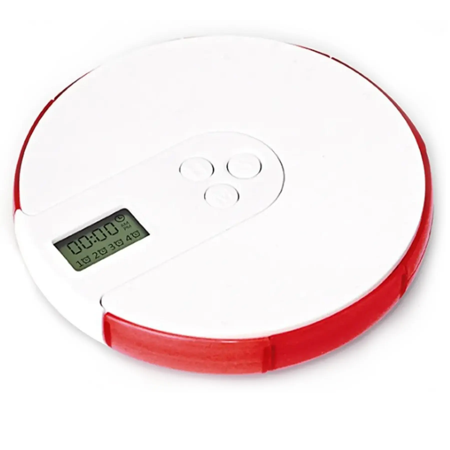 Smart Medication Pill Organizer with Timed Alarms and Travel Case