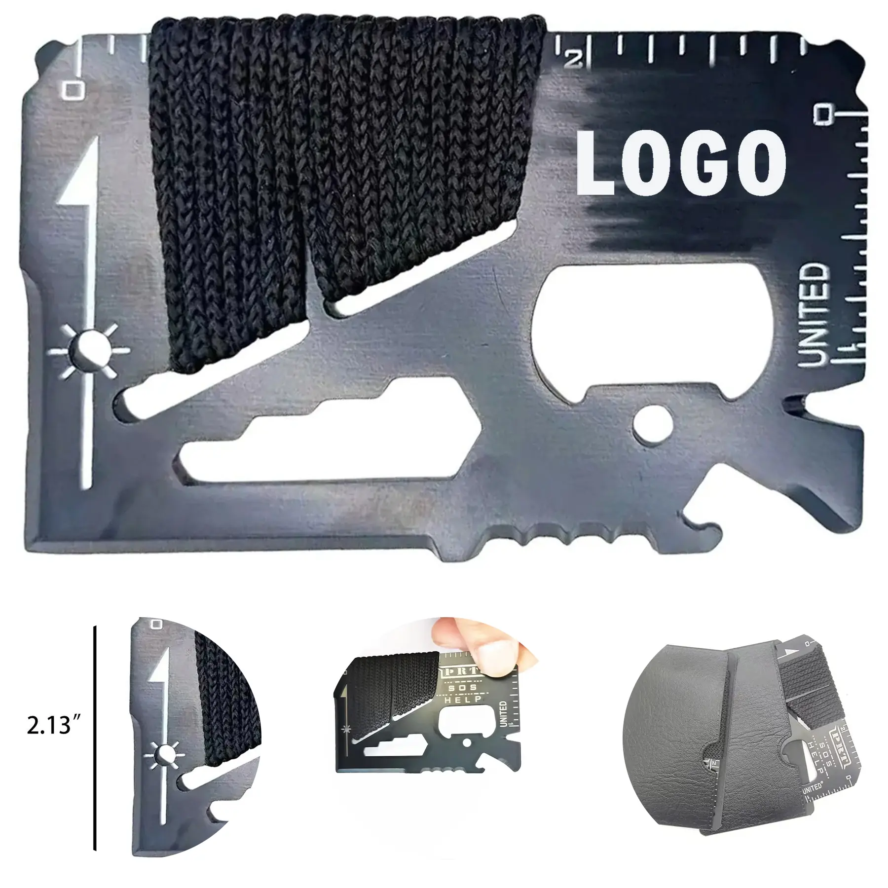 14 Function Credit Card Multi Tool Screwdriver Bottle Opener 2