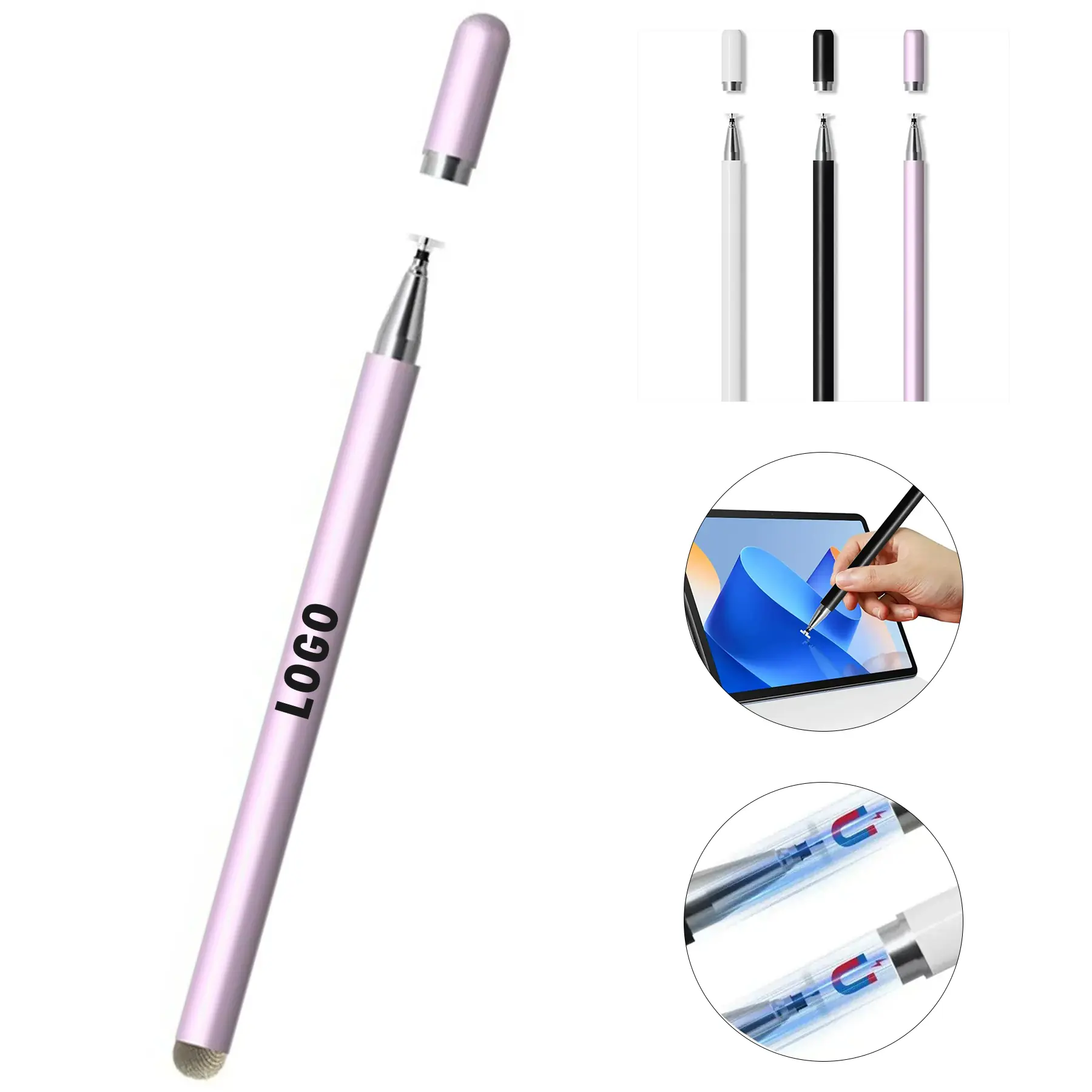 Professional Dual Tip Stylus Pen Capacitive Touchscreen Stylus 2