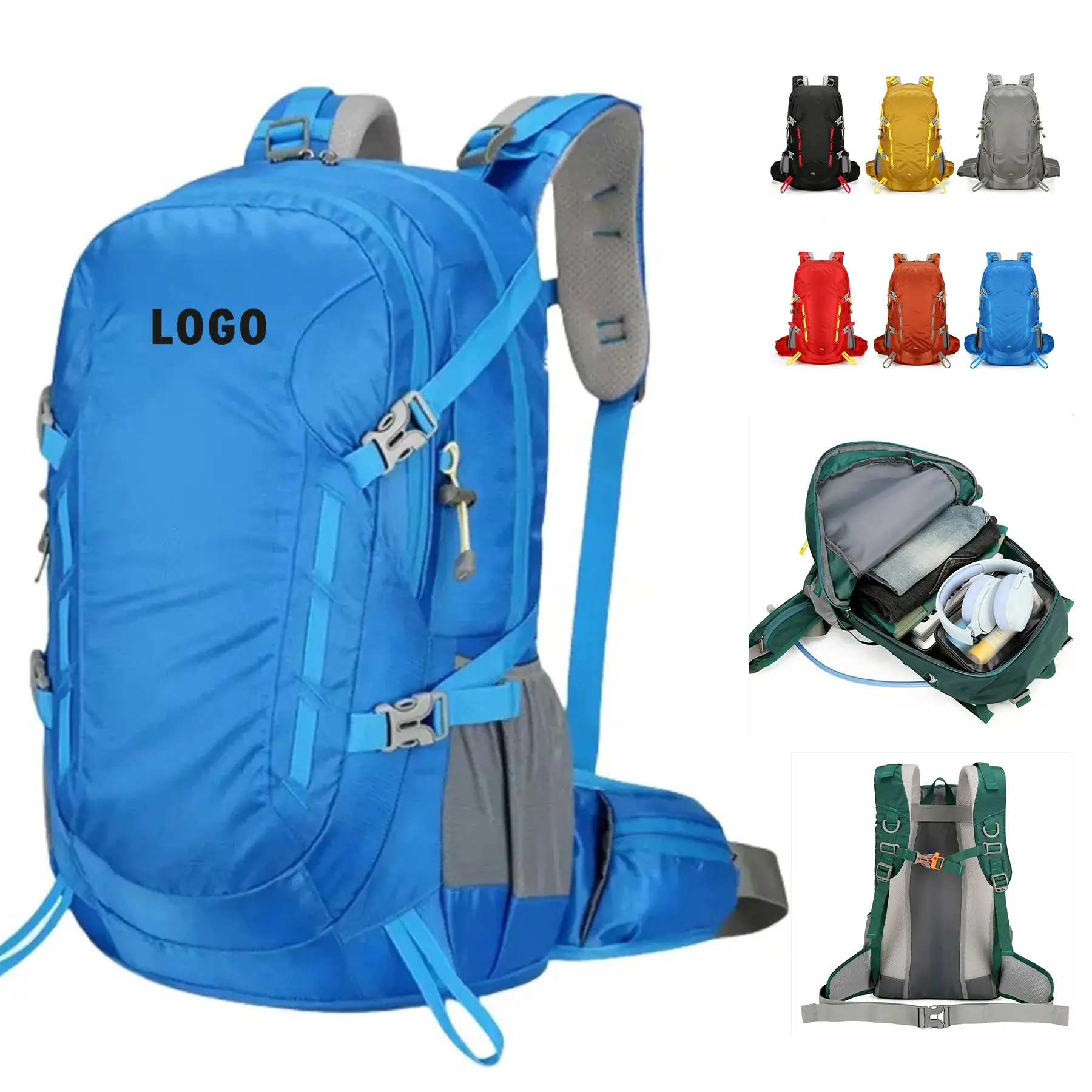 Large Capacity Lightweight Travel Hiking Backpack Outdoor Daypack 2