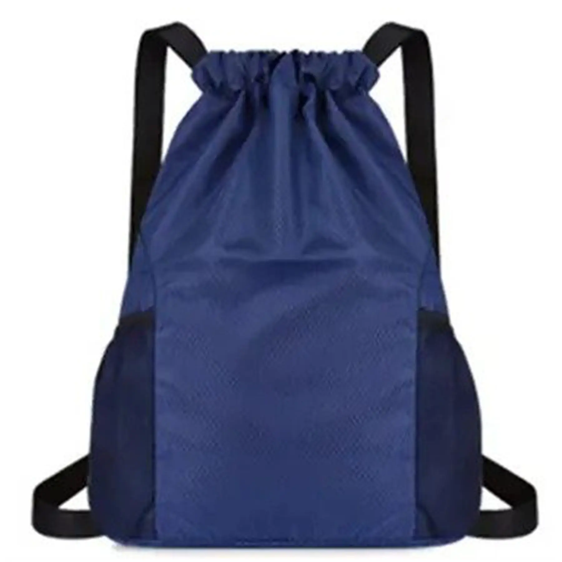 Water Resistant Drawstring Backpack Pockets Sports
