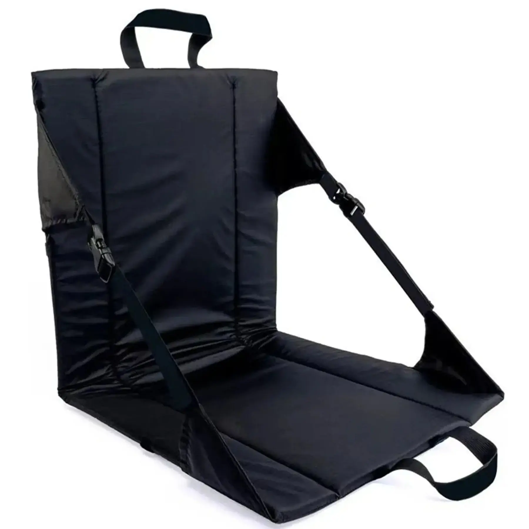Foldable Travel Seat Cushion with Back Support for Outdoor Activities