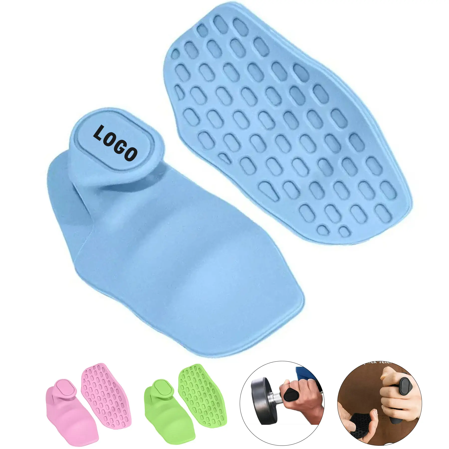 Silicone Hand Grip Strengthener for Finger & Forearm Training - Portable Exercise Tool 2