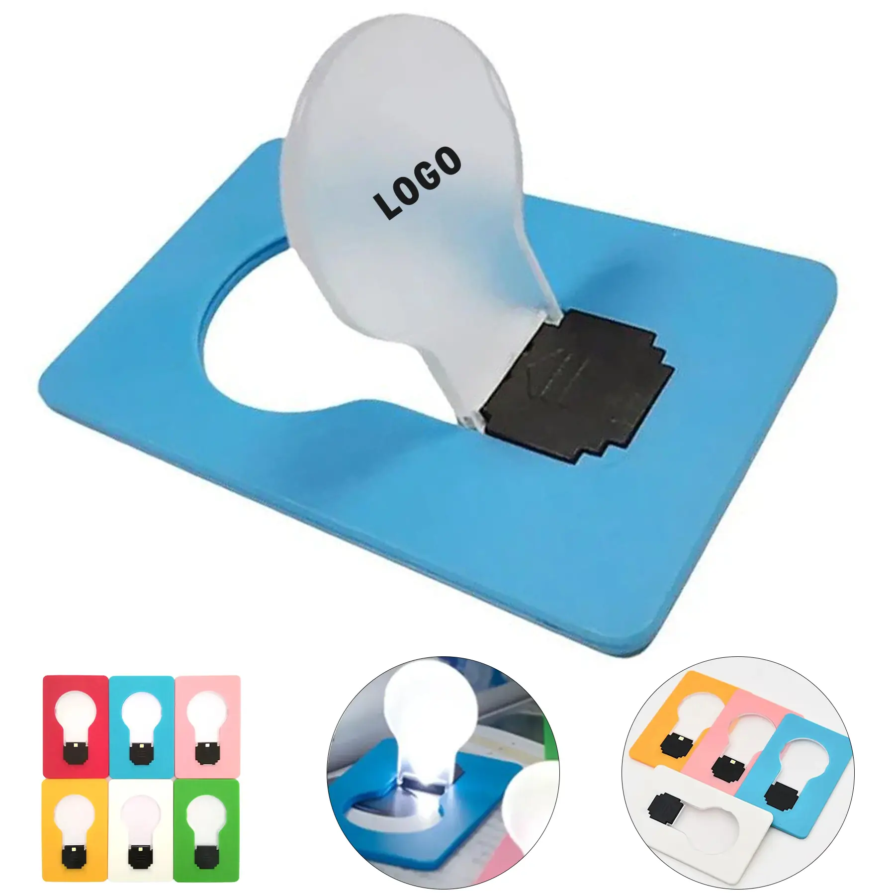 Credit Card Sized LED Flashlight Pop Out 2