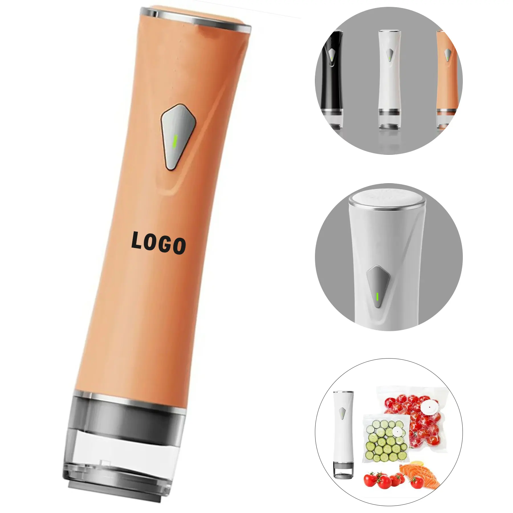 Rechargeable Compact Vacuum Sealer Pump for Fresh Food Storage 2