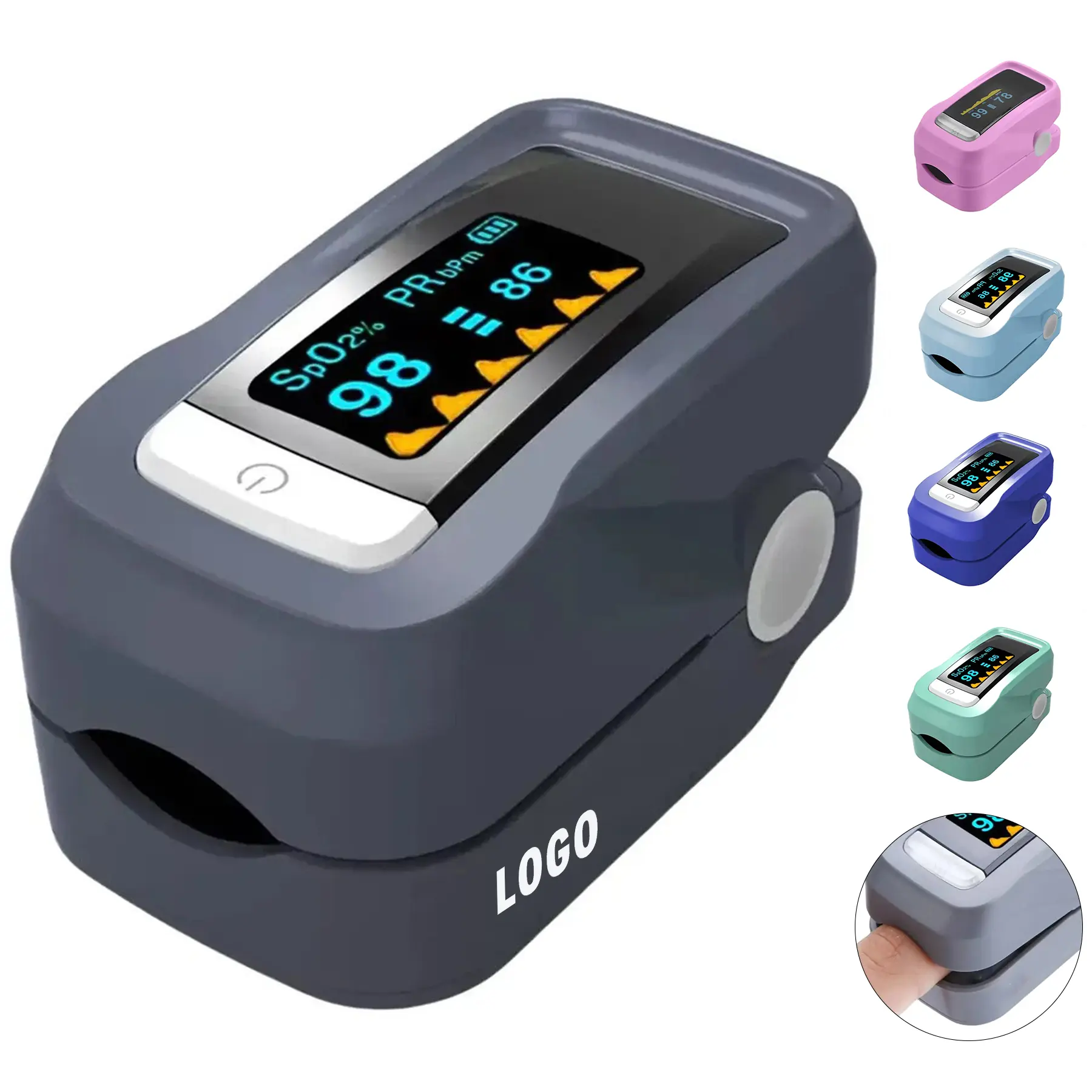 Compact Fingertip SpO2 Monitor - Fast & Accurate Pulse Oximeter 2