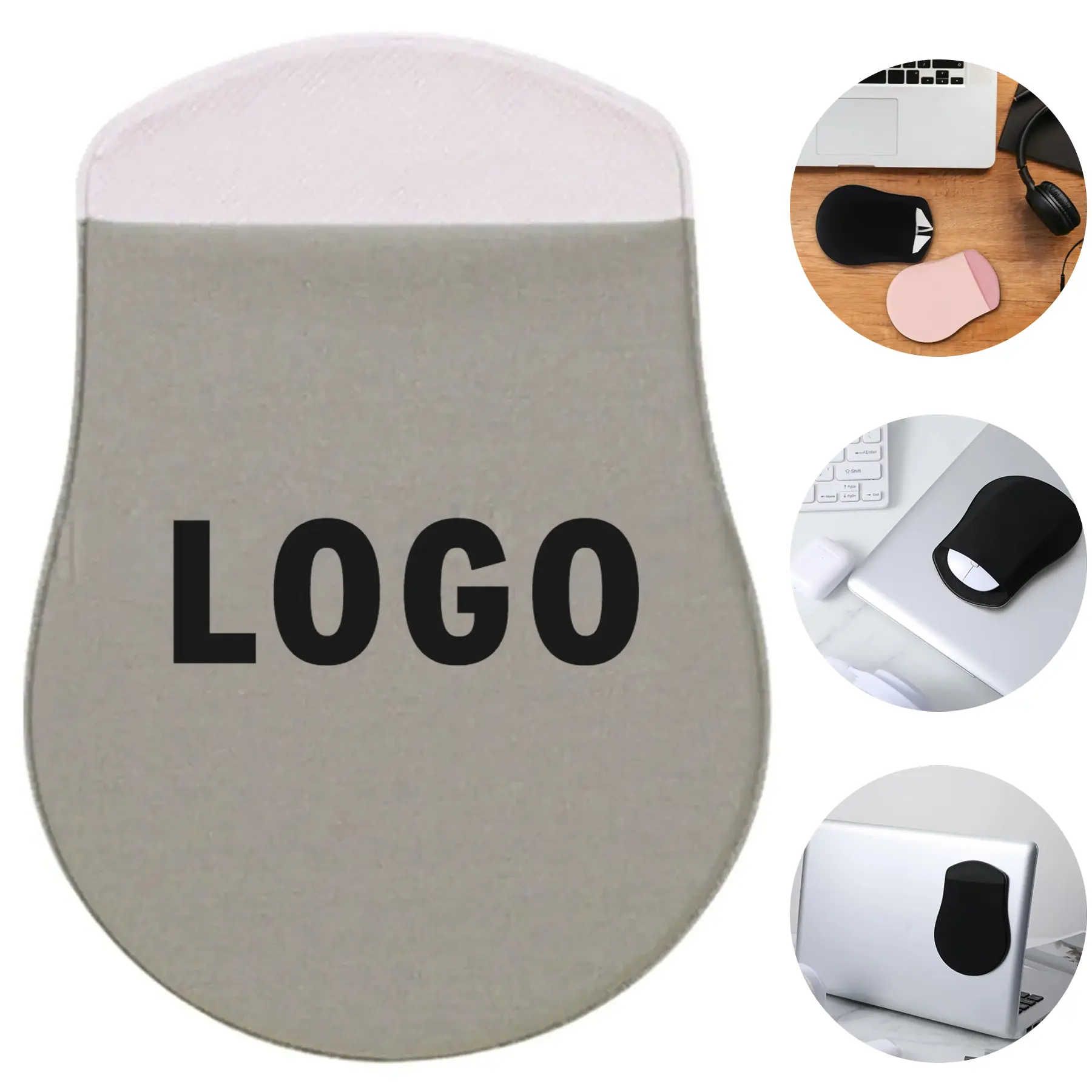Adhesive Elastic Mouse Pouch Laptop Back Organizer 2